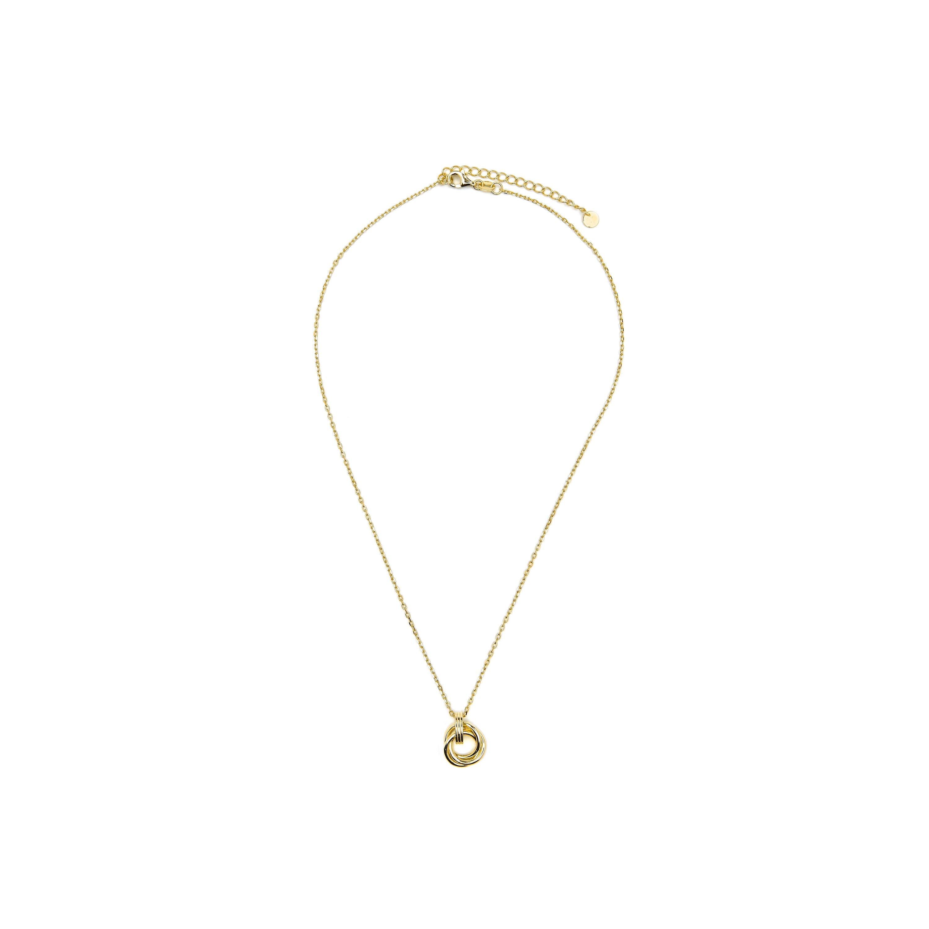 Colar em Prata 925 com acabamento em ouro amarelo 18k - Uless