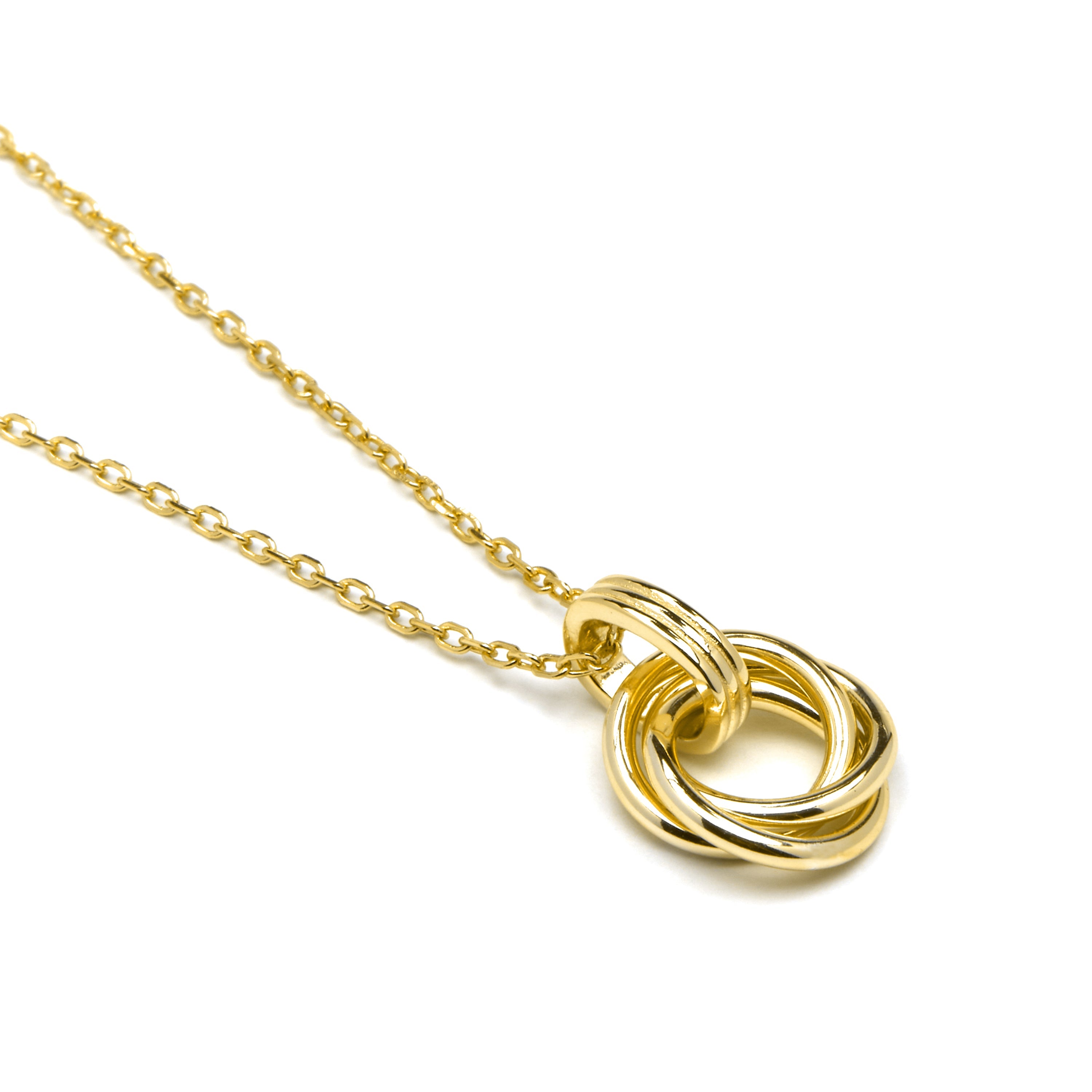Colar em Prata 925 com acabamento em ouro amarelo 18k - Uless