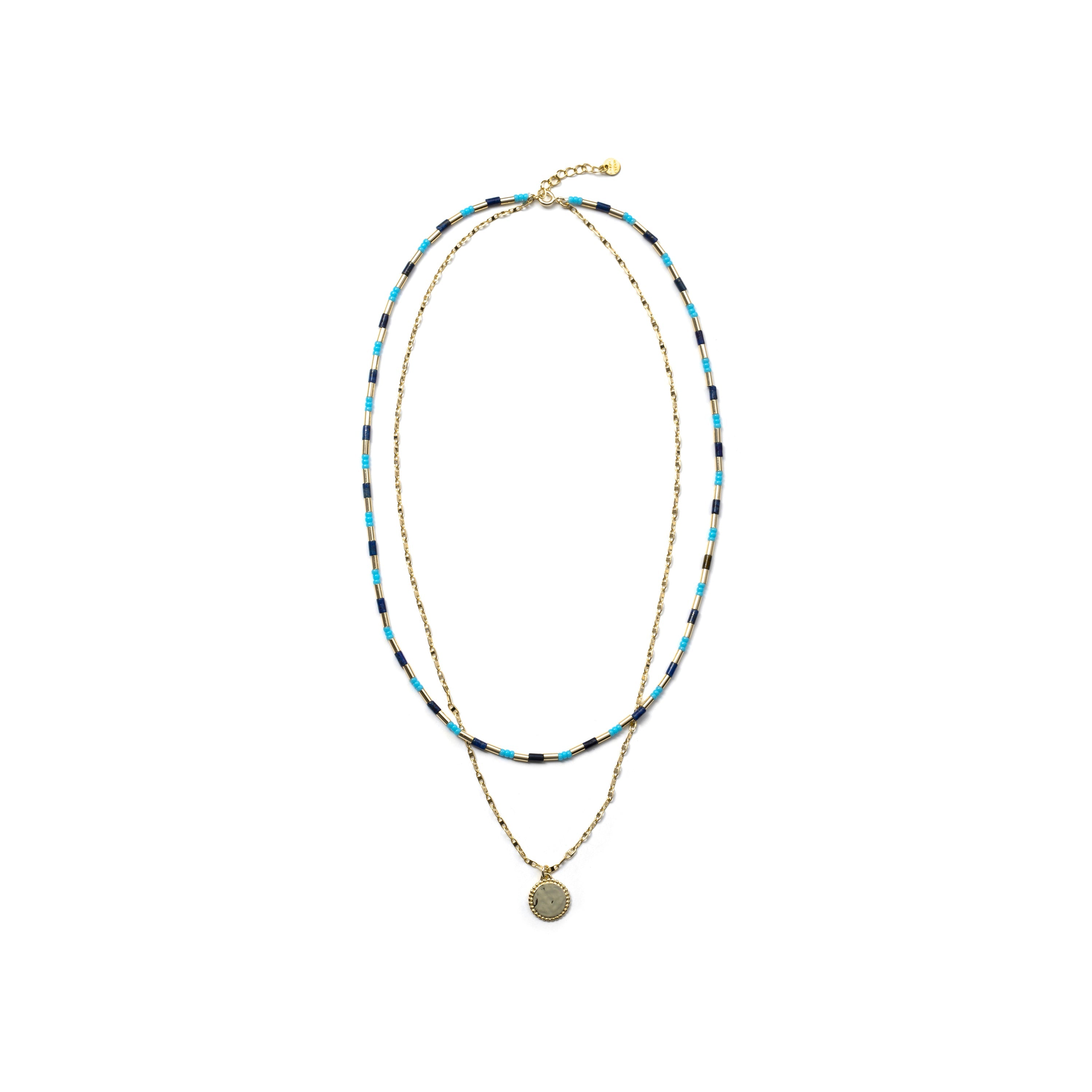 Sterling Silver 925 Necklace with 18k Yellow Gold Finish - Chokki