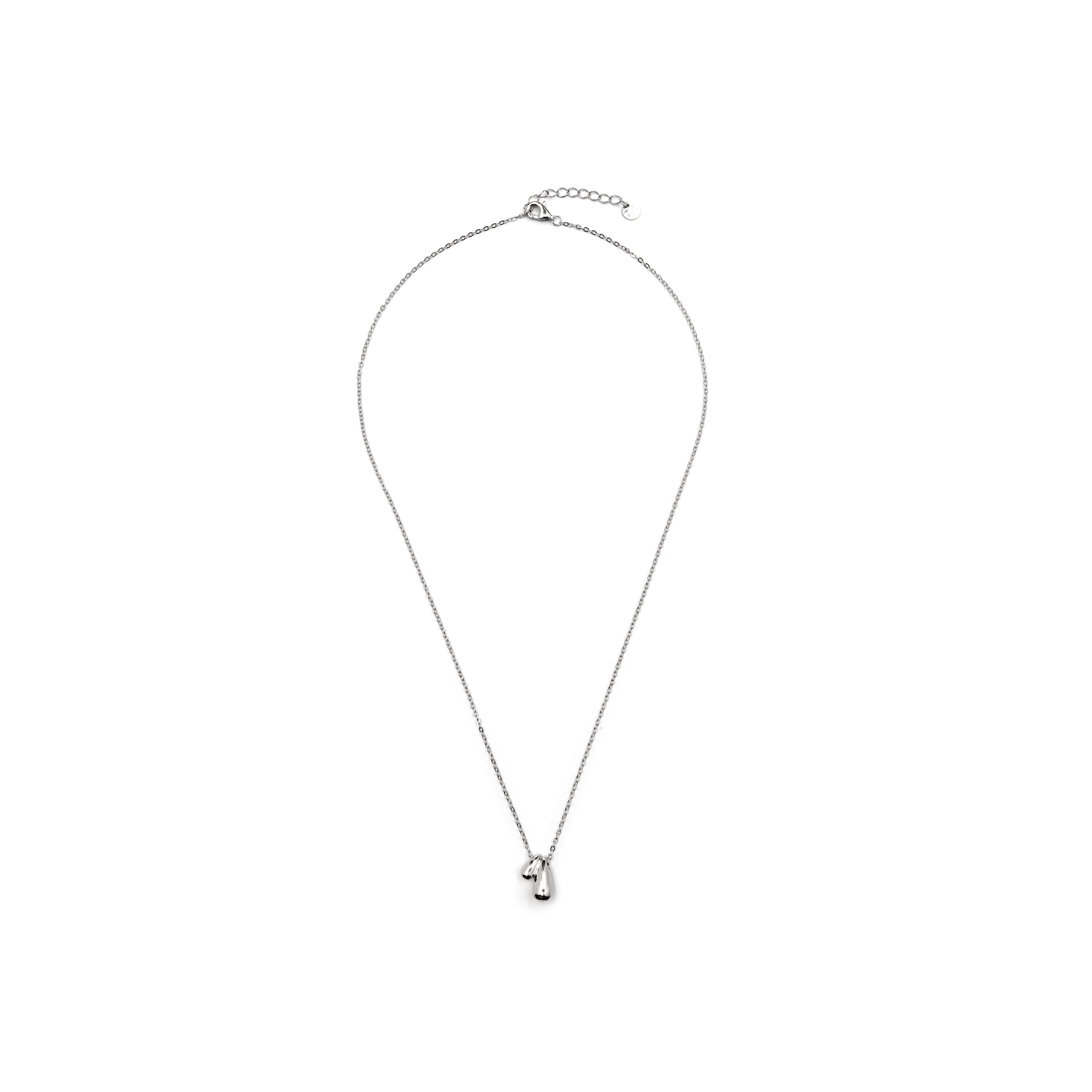 925 Sterling Silver Necklace with Rhodium Finish - Zarael