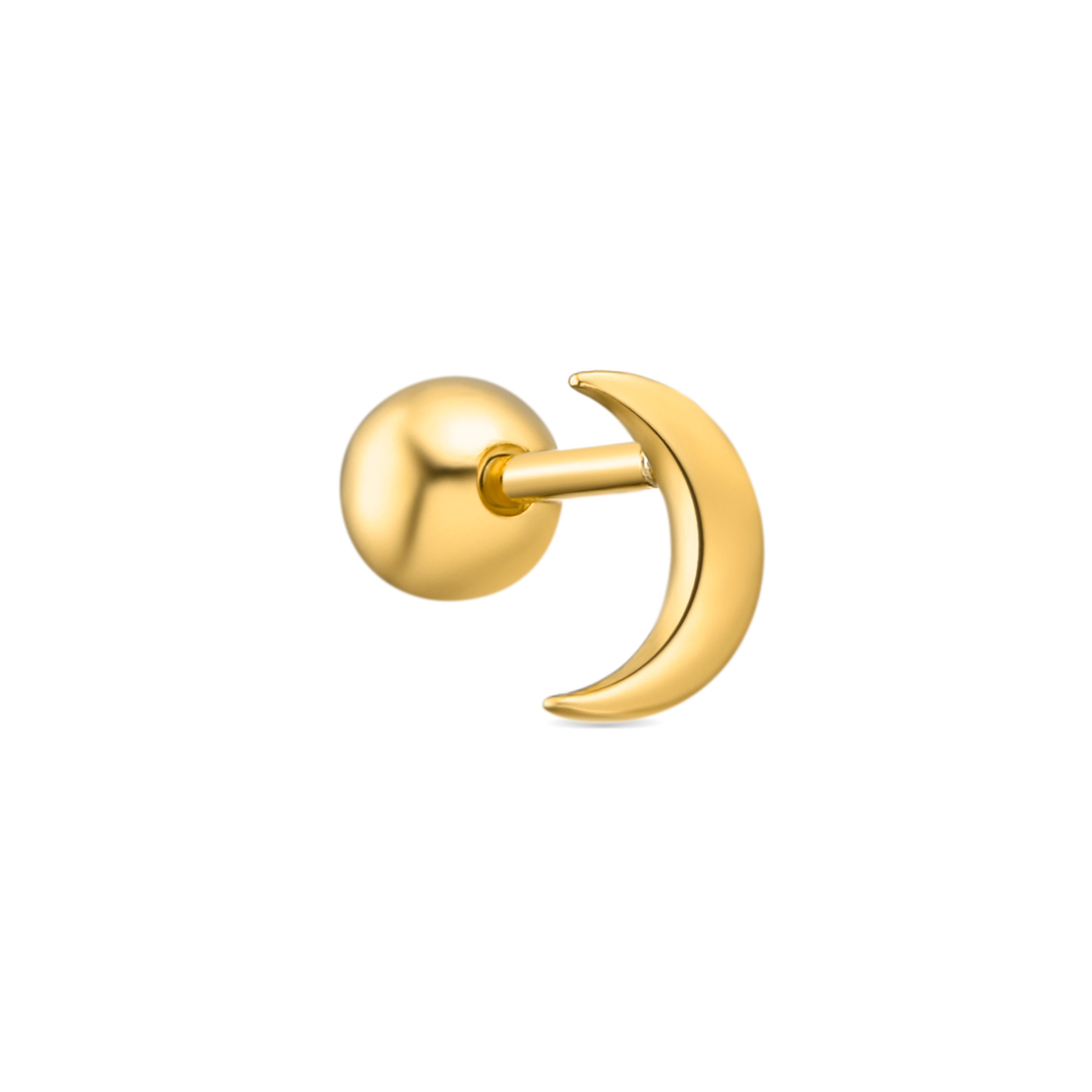 925 Sterling Silver Piercing 18K Gold Finish - Okmi