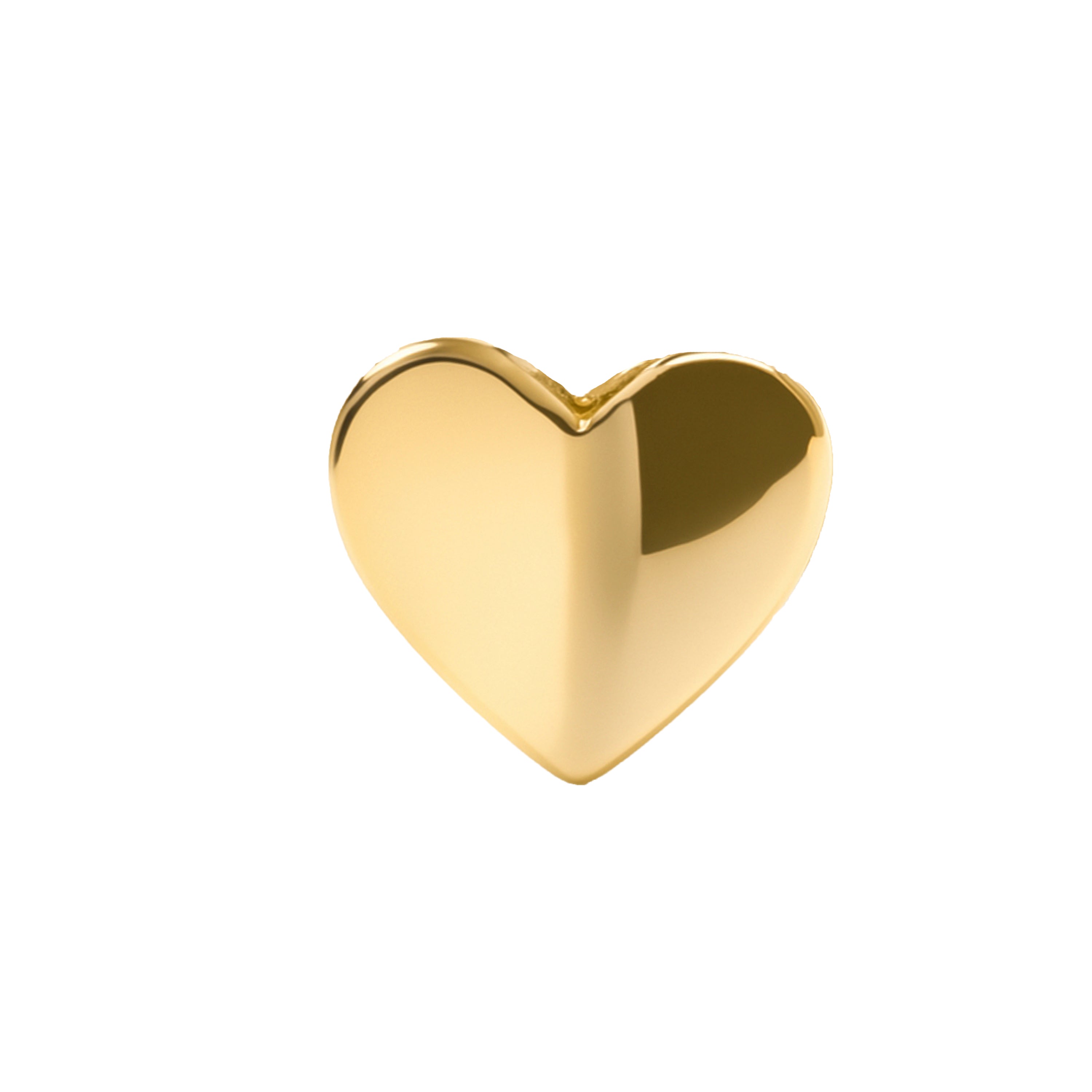 Piercing finished in 18k yellow gold - Narfe