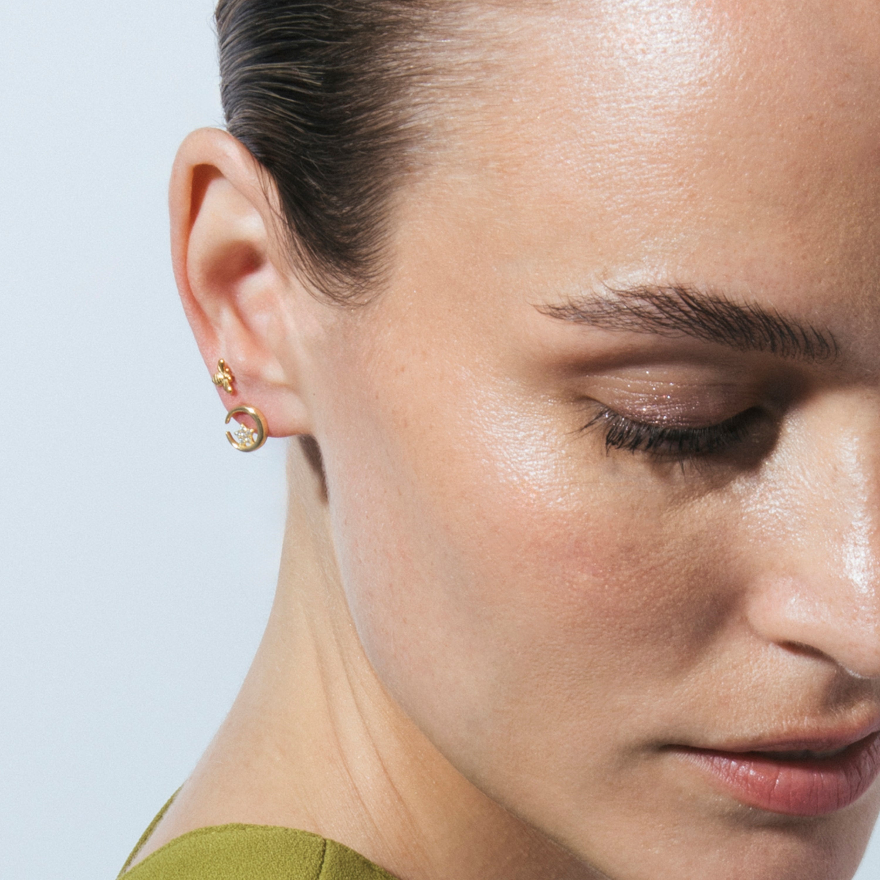 18k yellow gold piercing - Pejir