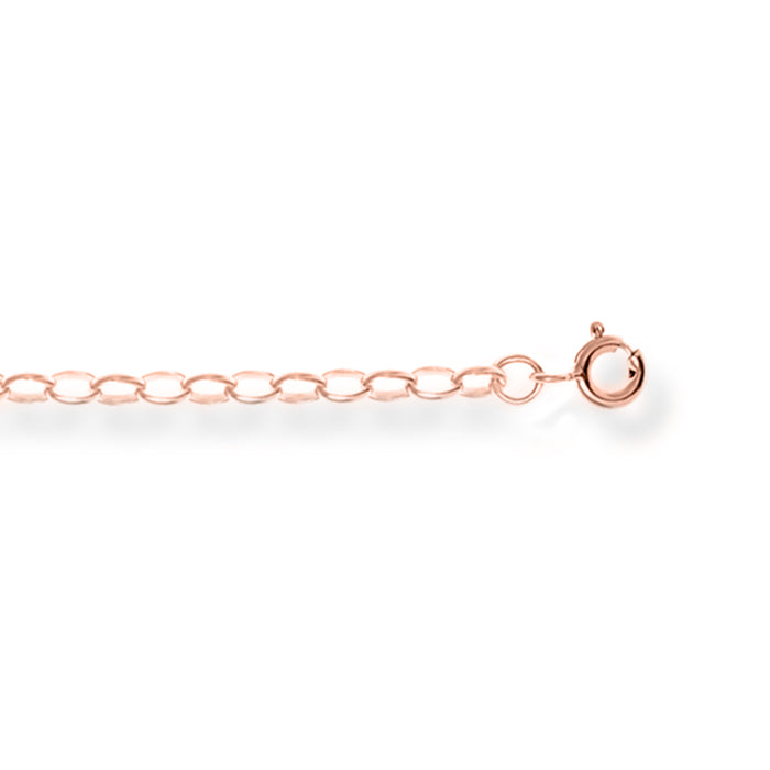 18k Rose Gold Plated 925 Sterling Silver Chain Extender - Luxenter