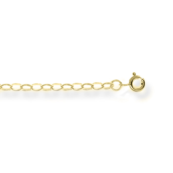 18k Yellow Gold Plated 925 Sterling Silver Chain Extender - Luxenter