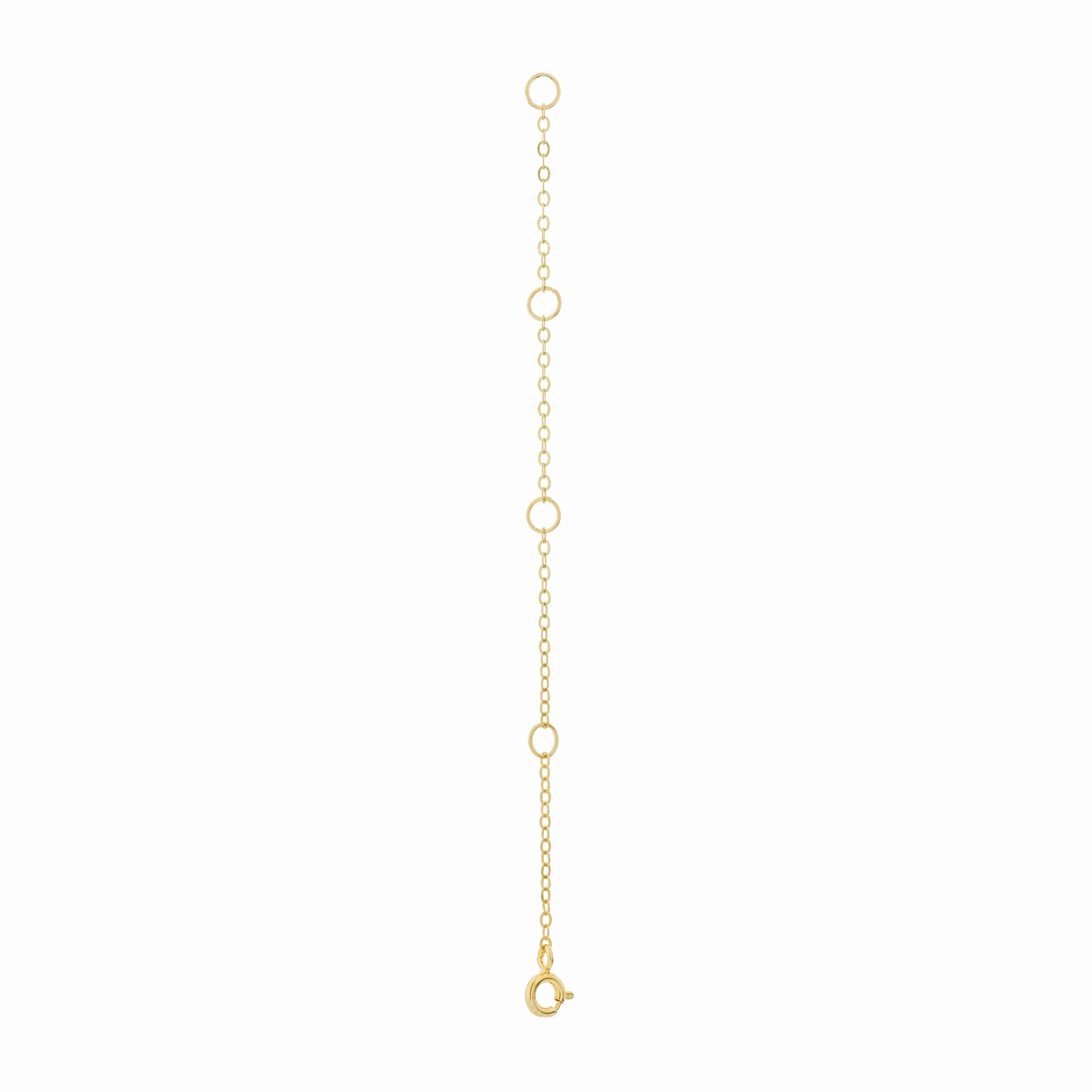 18k yellow gold-plated 925 Sterling Silver Chain Extender - Luxenter