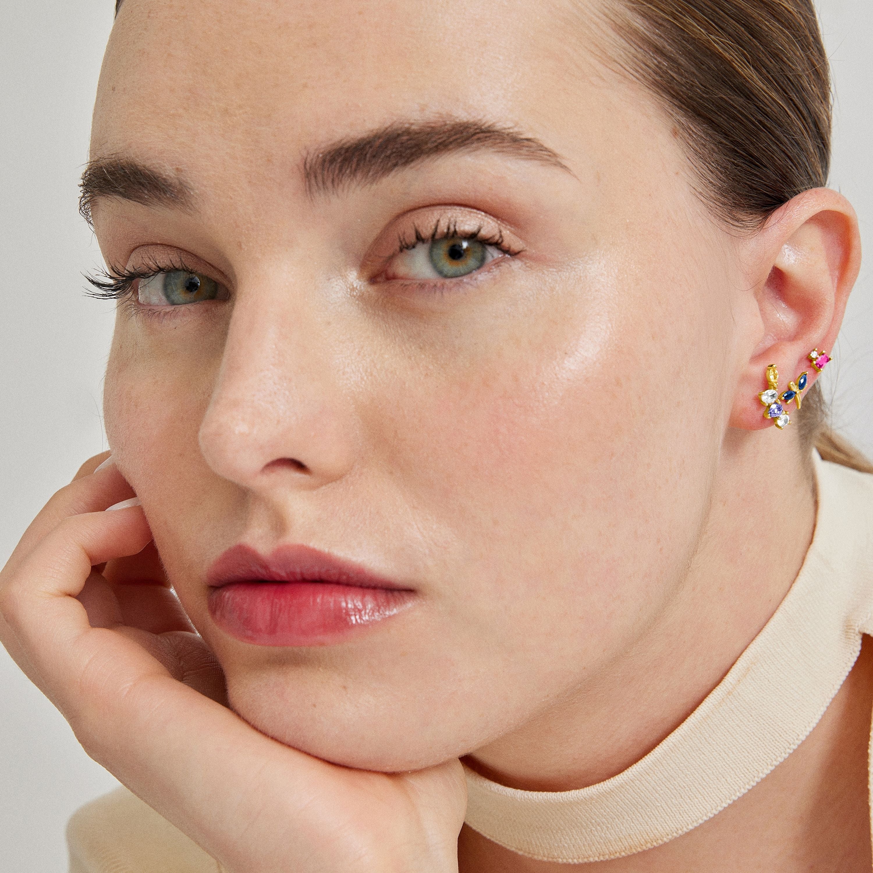 Asre, Lejim and Kahiny 925 Sterling Silver Piercing Set