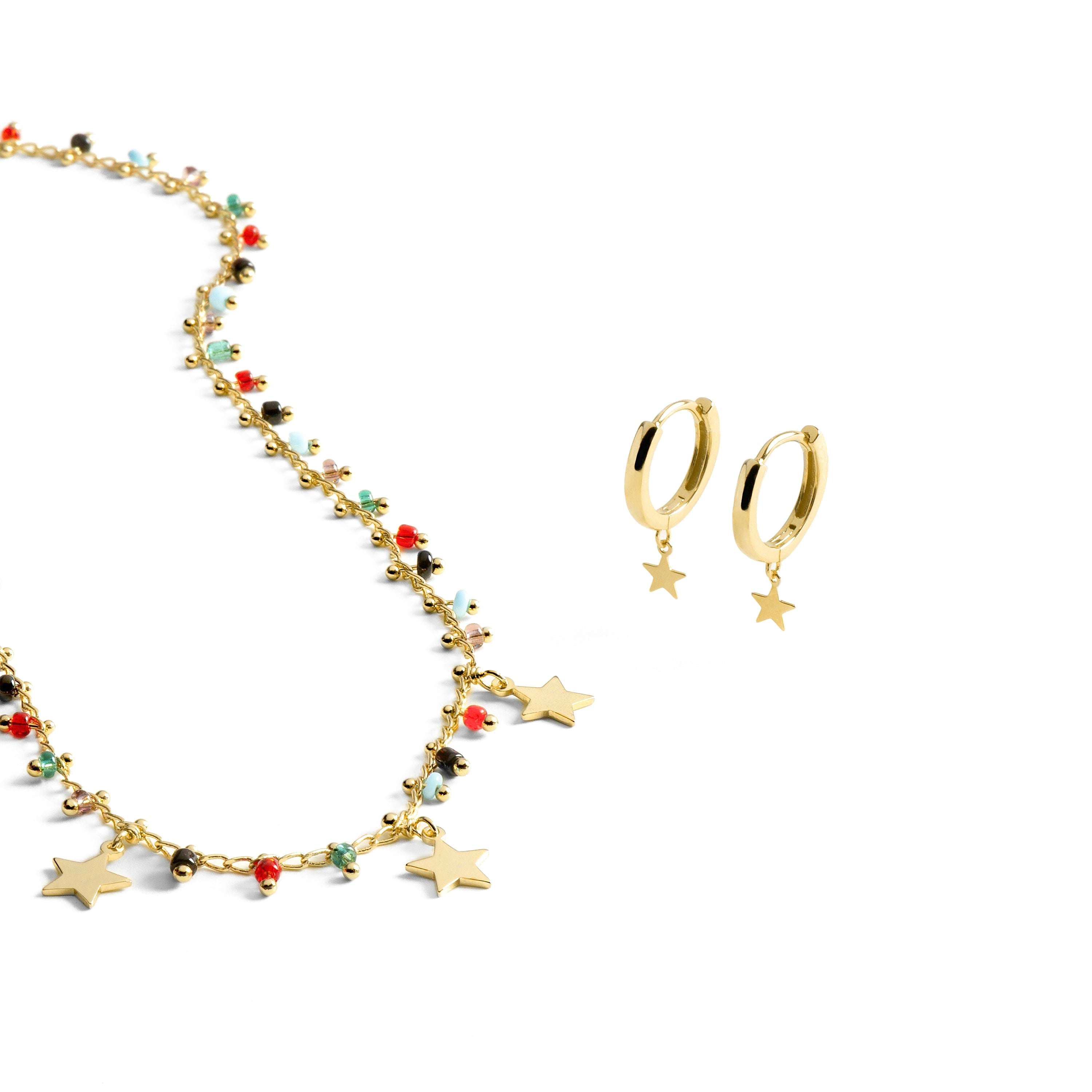 Conjunto de Colar e Pulseira Beos em Prata de Lei 925
