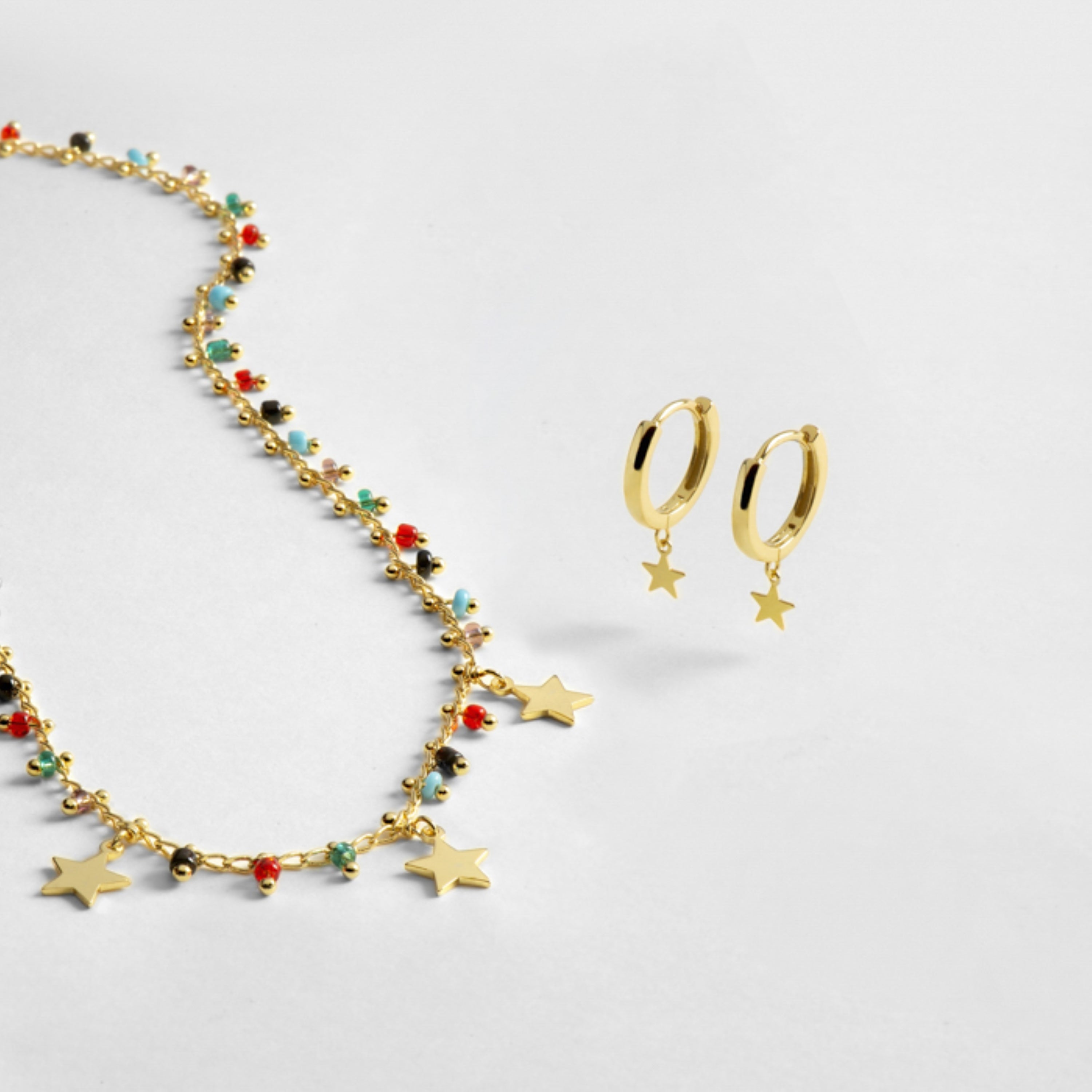 Conjunto de Colar e Pulseira Beos em Prata de Lei 925