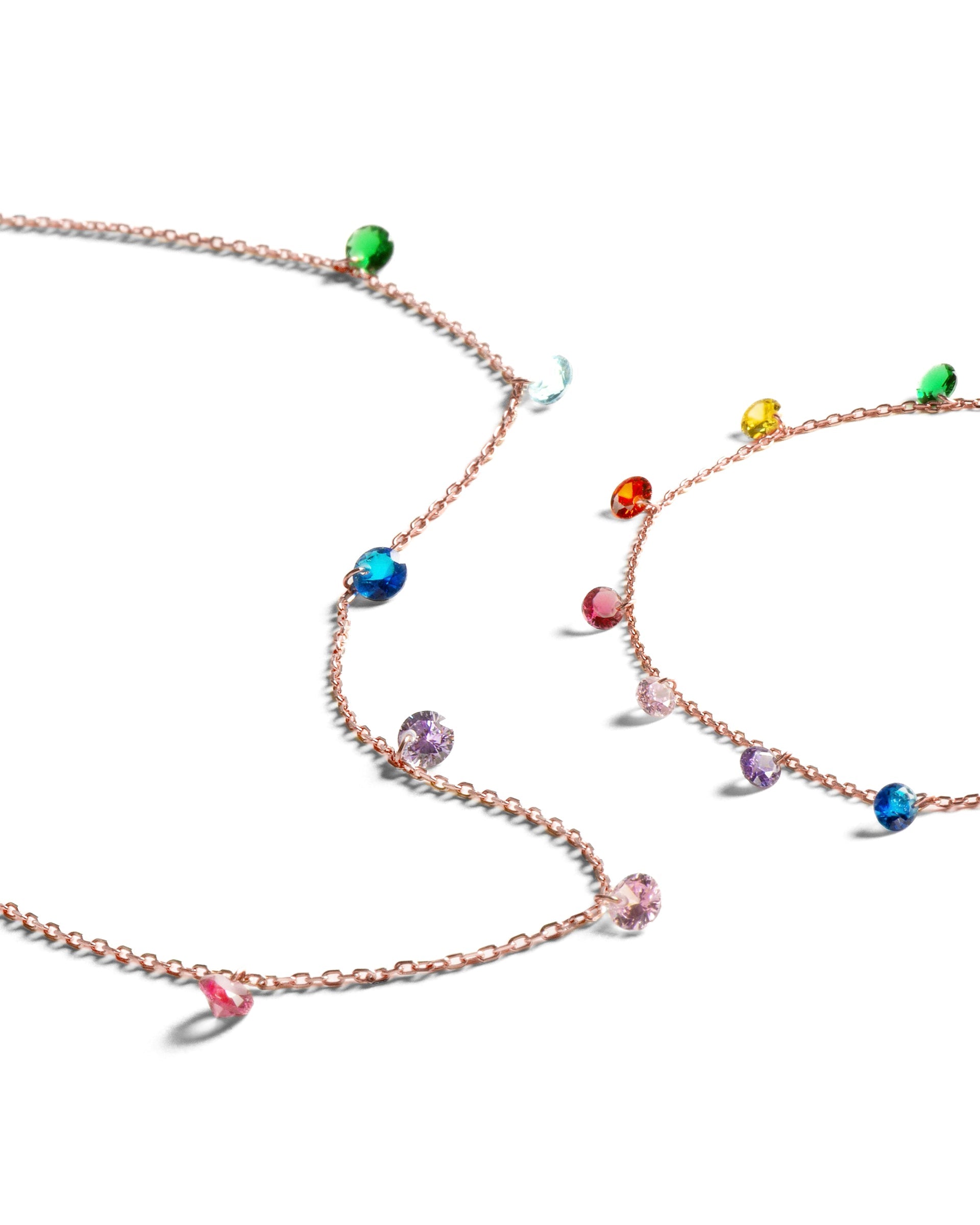 Rolcon 925 Sterling Silver Bracelet and Necklace Set