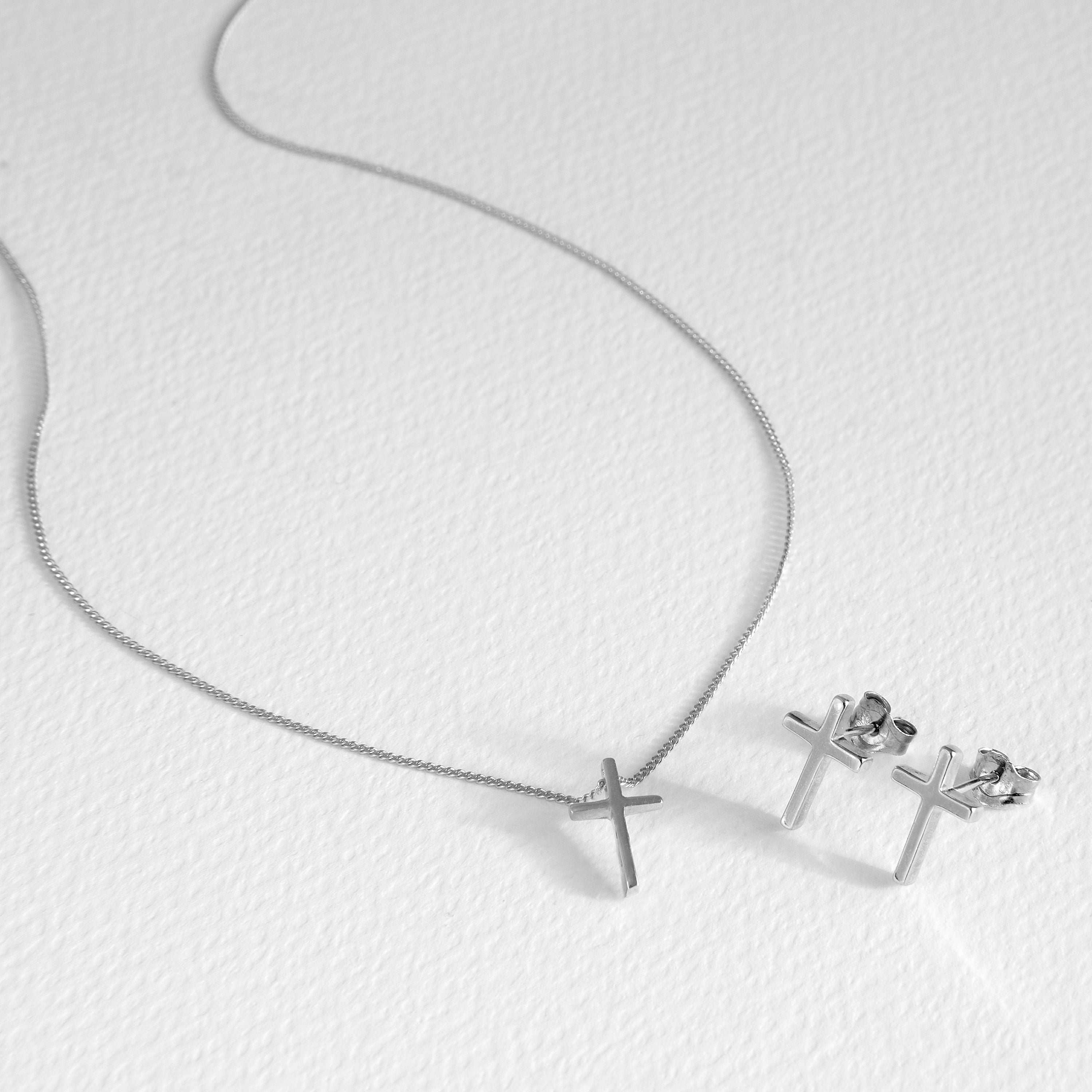 925 Sterling Silver Sets with Rhodium-Finished Brilliant Zirconia - Zoan