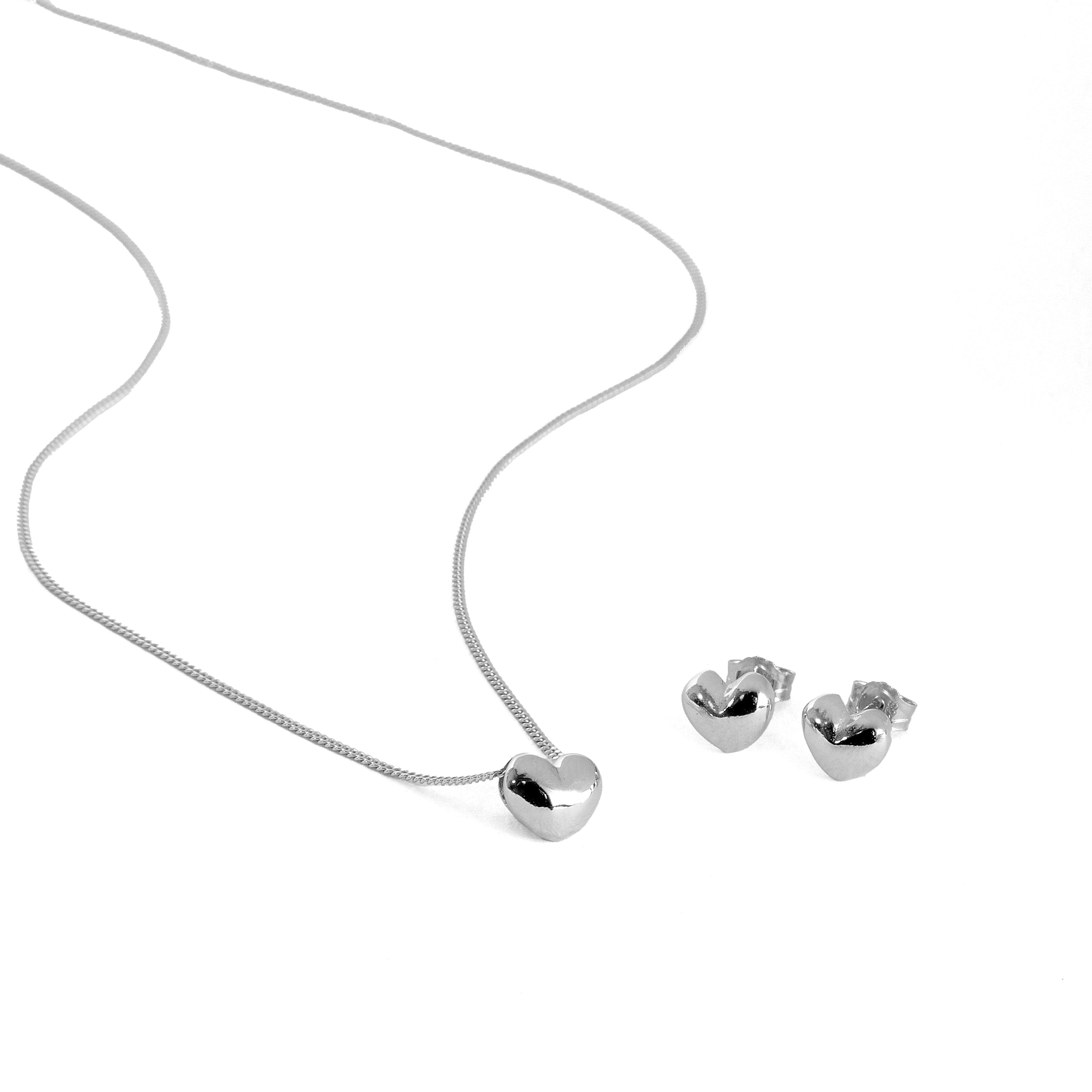925 Sterling Silver Sets with Rhodium Finish - Qaiser