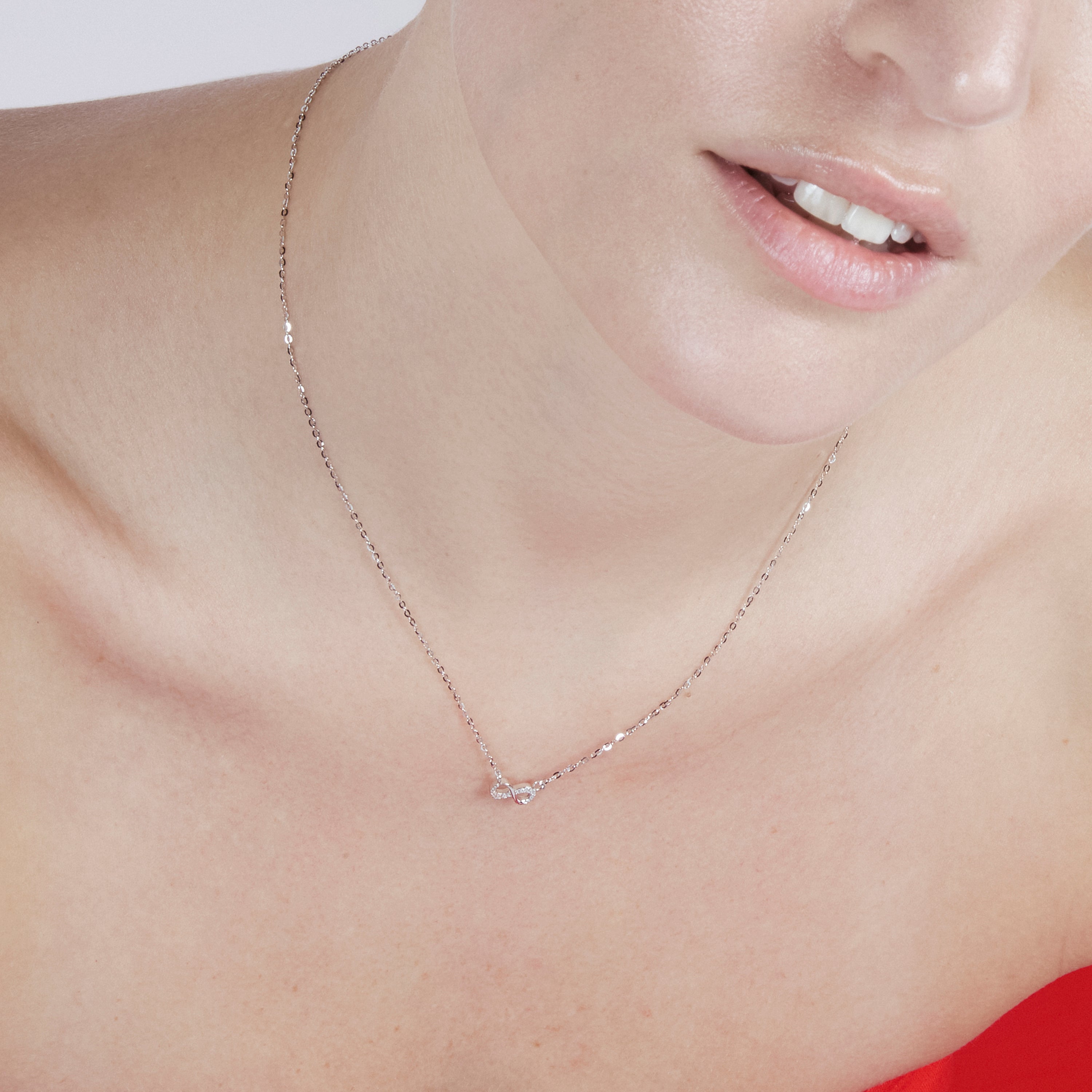 925 Sterling Silver and Brilliant Zirconia Sets with Rhodium Finish - Luvil