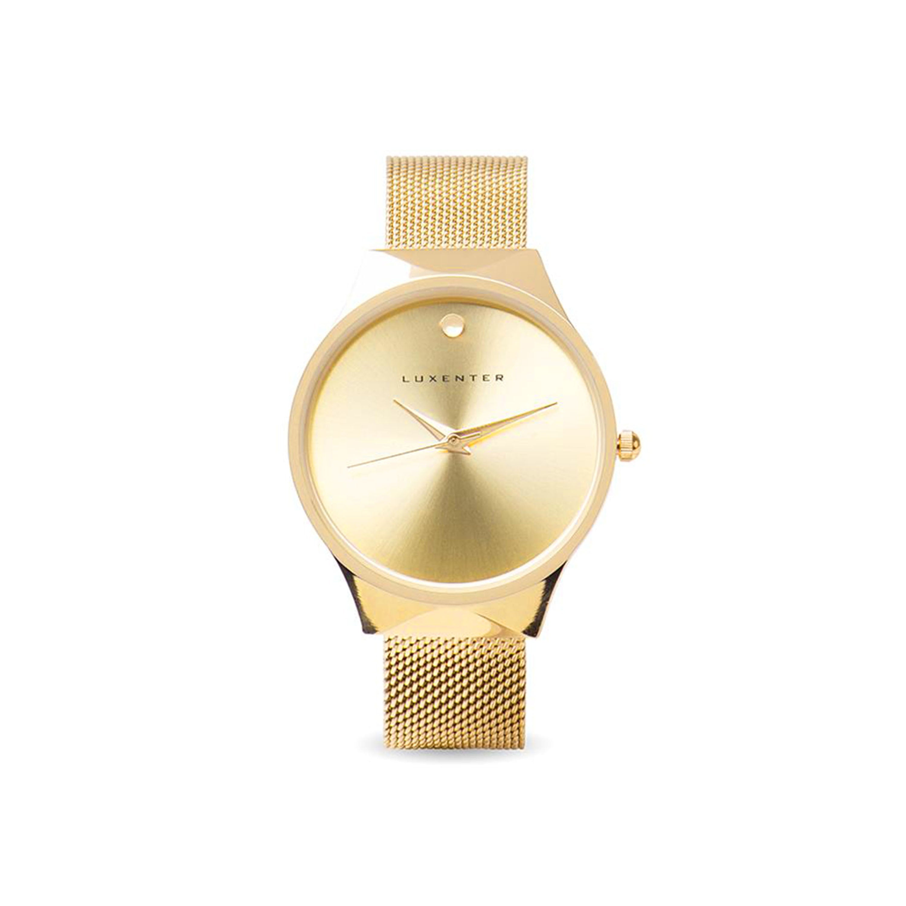 Relógio com acabamento em ouro amarelo 18K - Skab