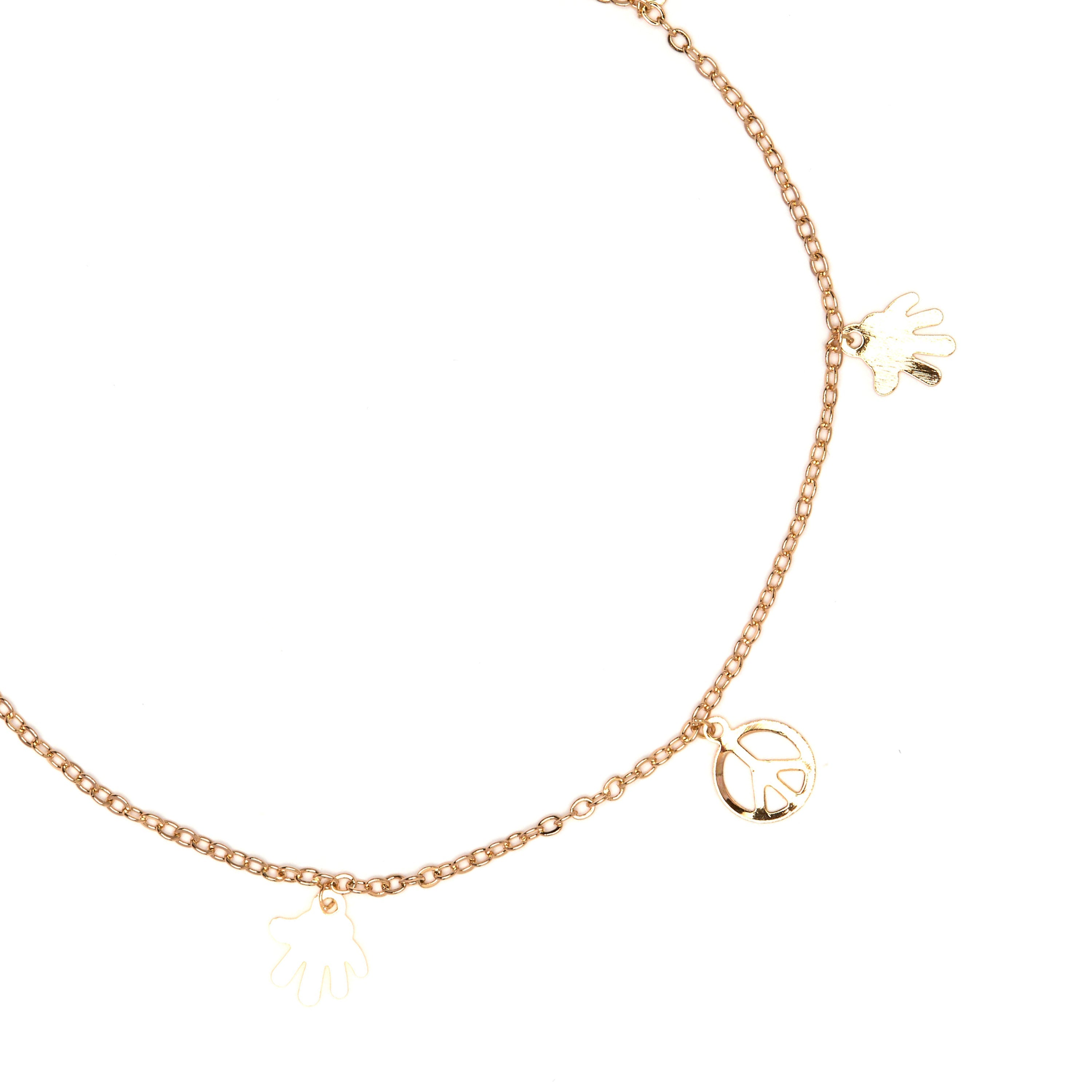 18k yellow gold anklet - Basal