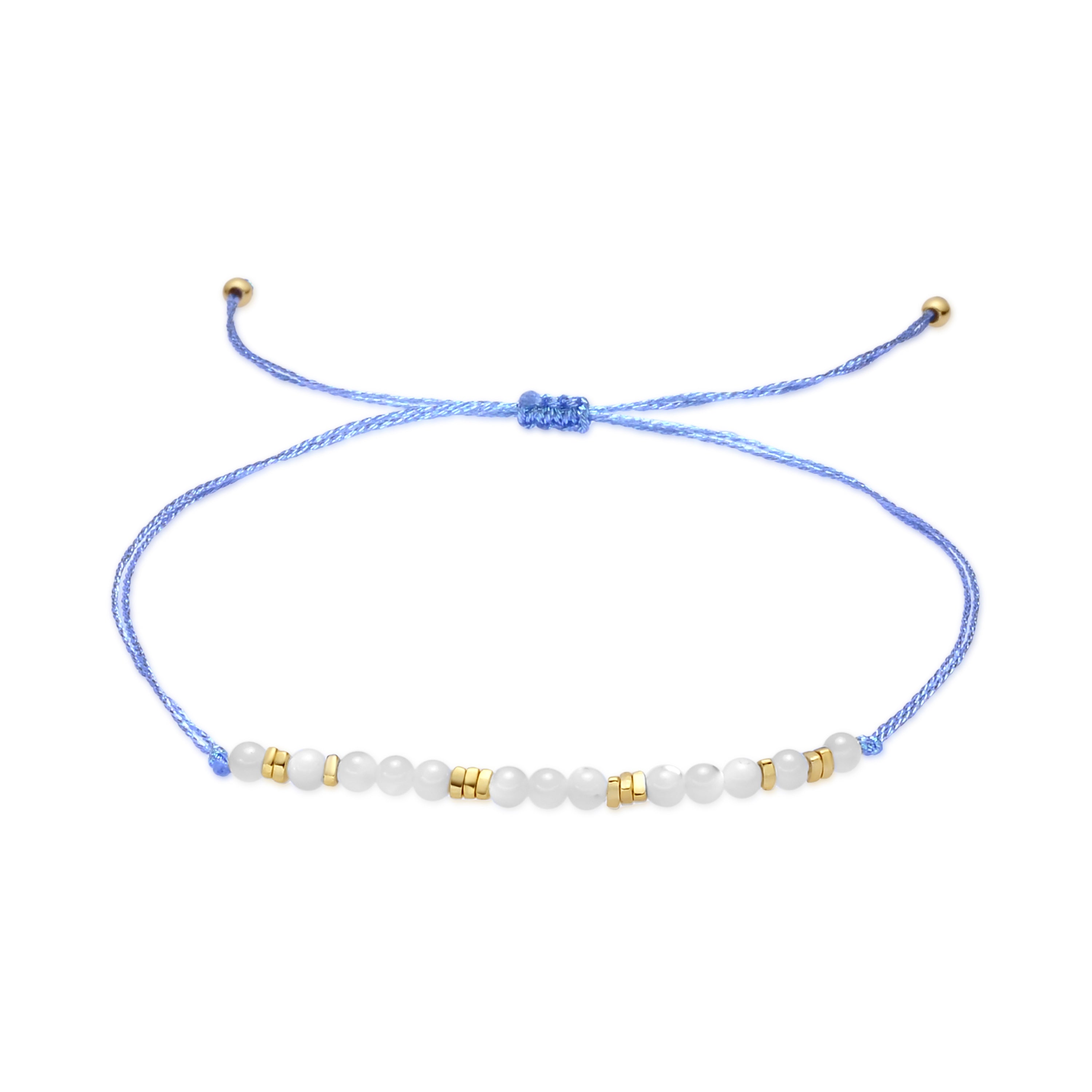 Mother-of-pearl bracelet in 18k yellow gold finish - Gonli
