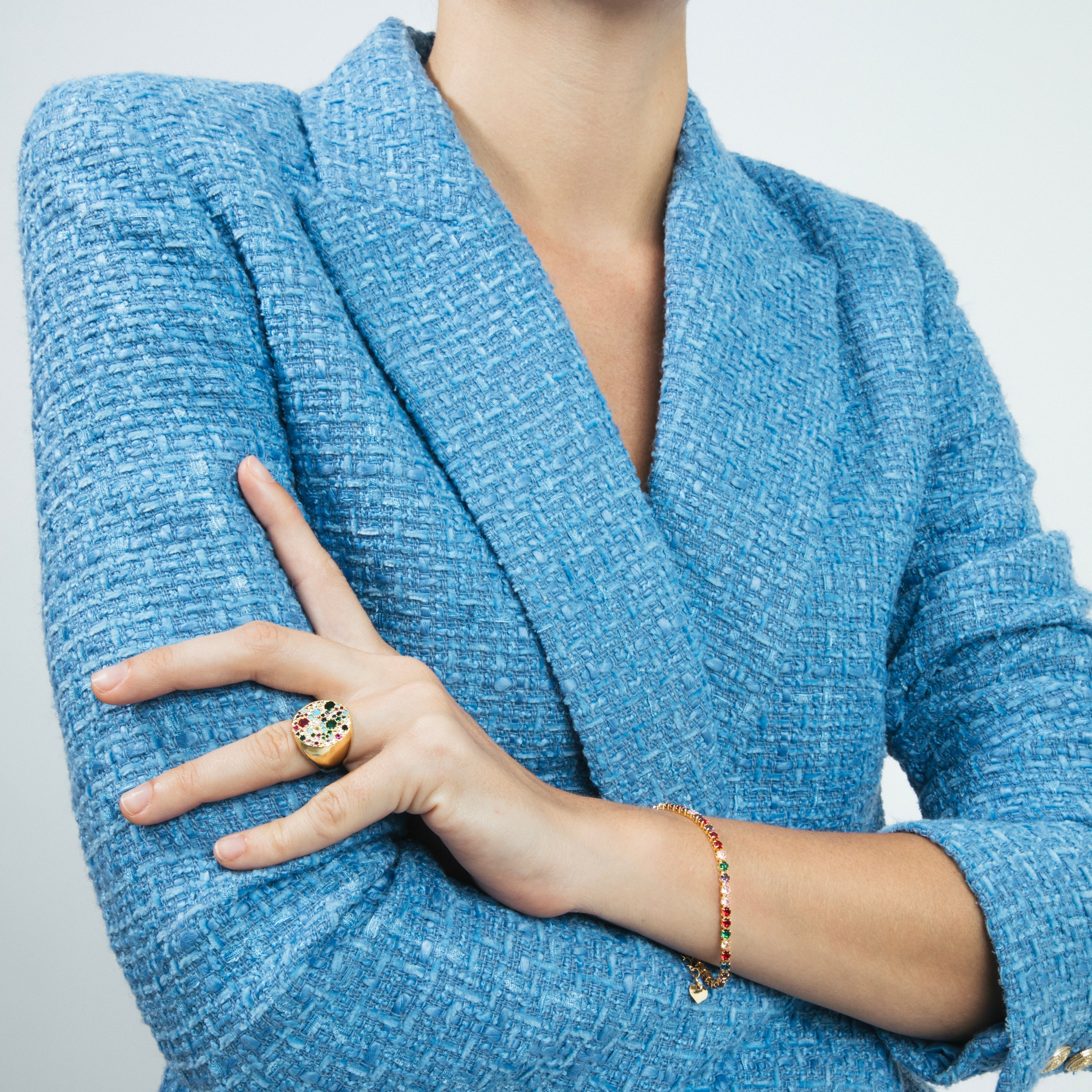 Asio 18k yellow gold plated bracelet
