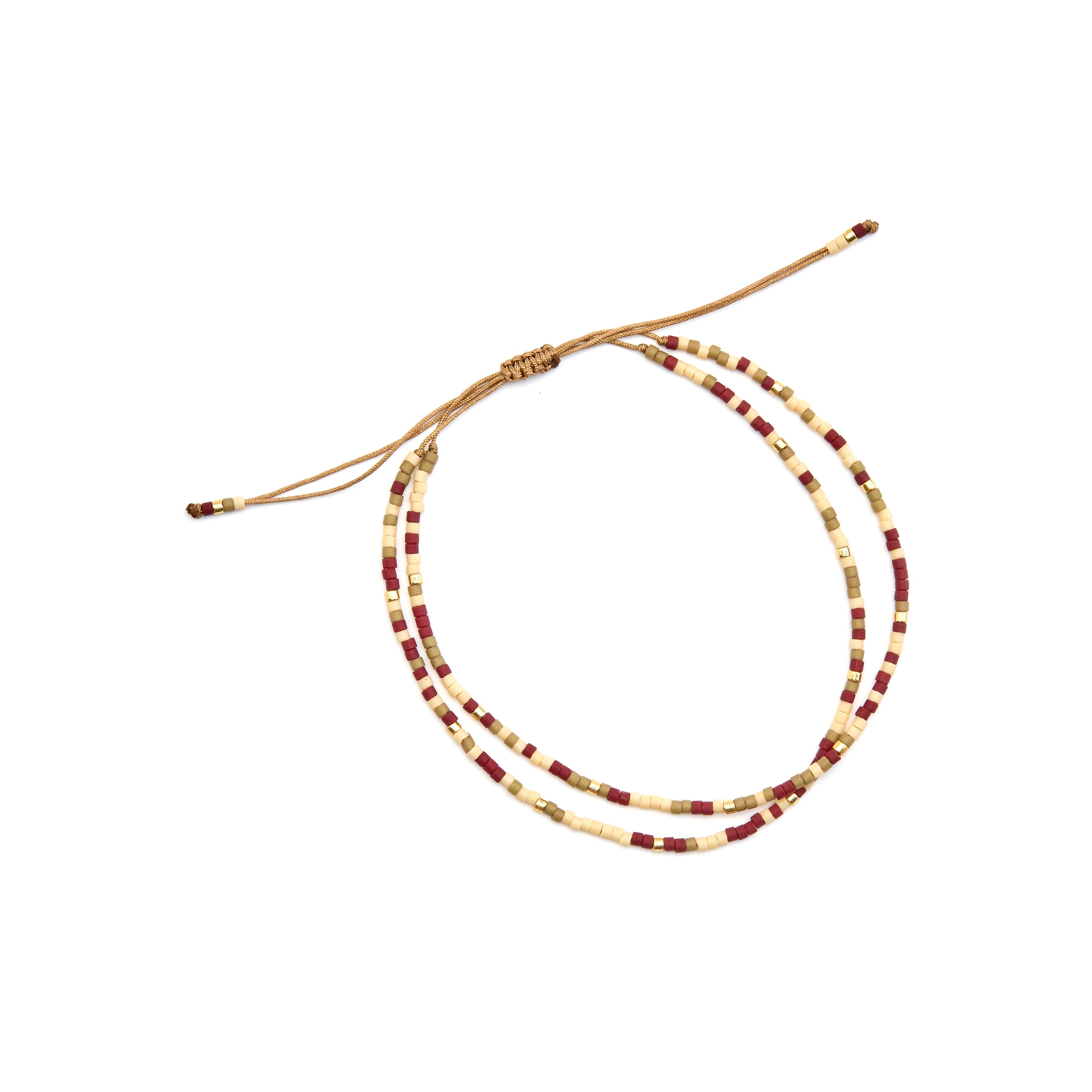 Pulseira com Cristal marrom acabamento ouro 18k - Furie