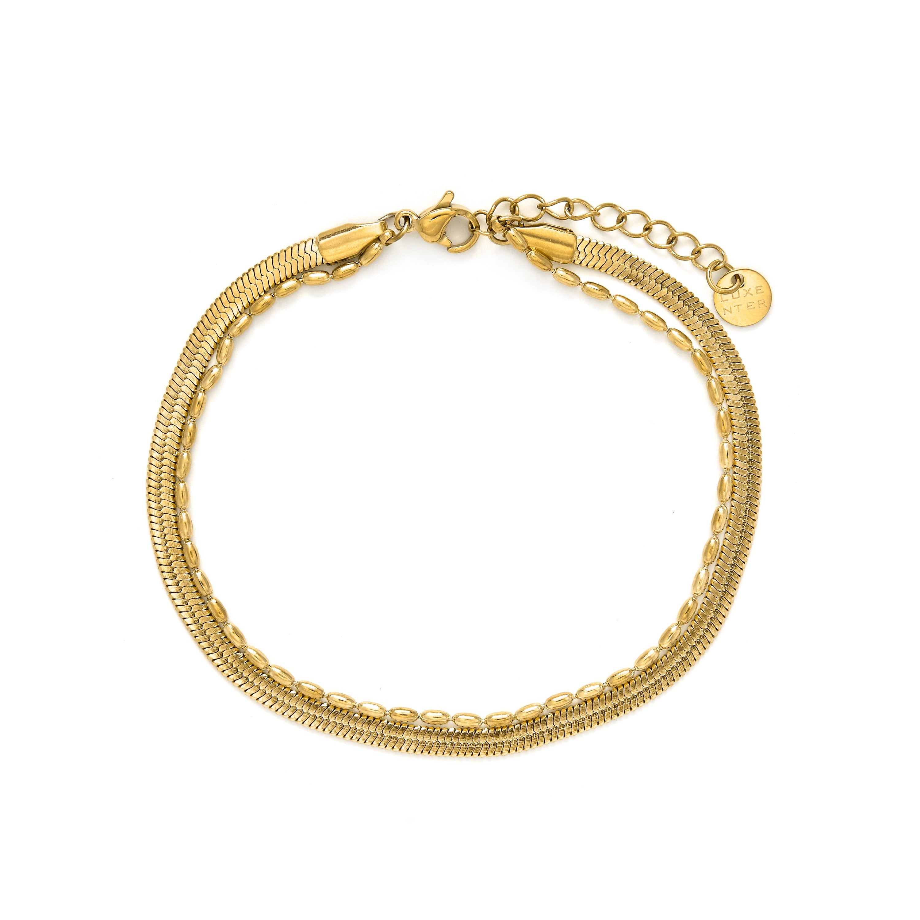 Pulsera acabado en oro amarillo 18k - Etozel