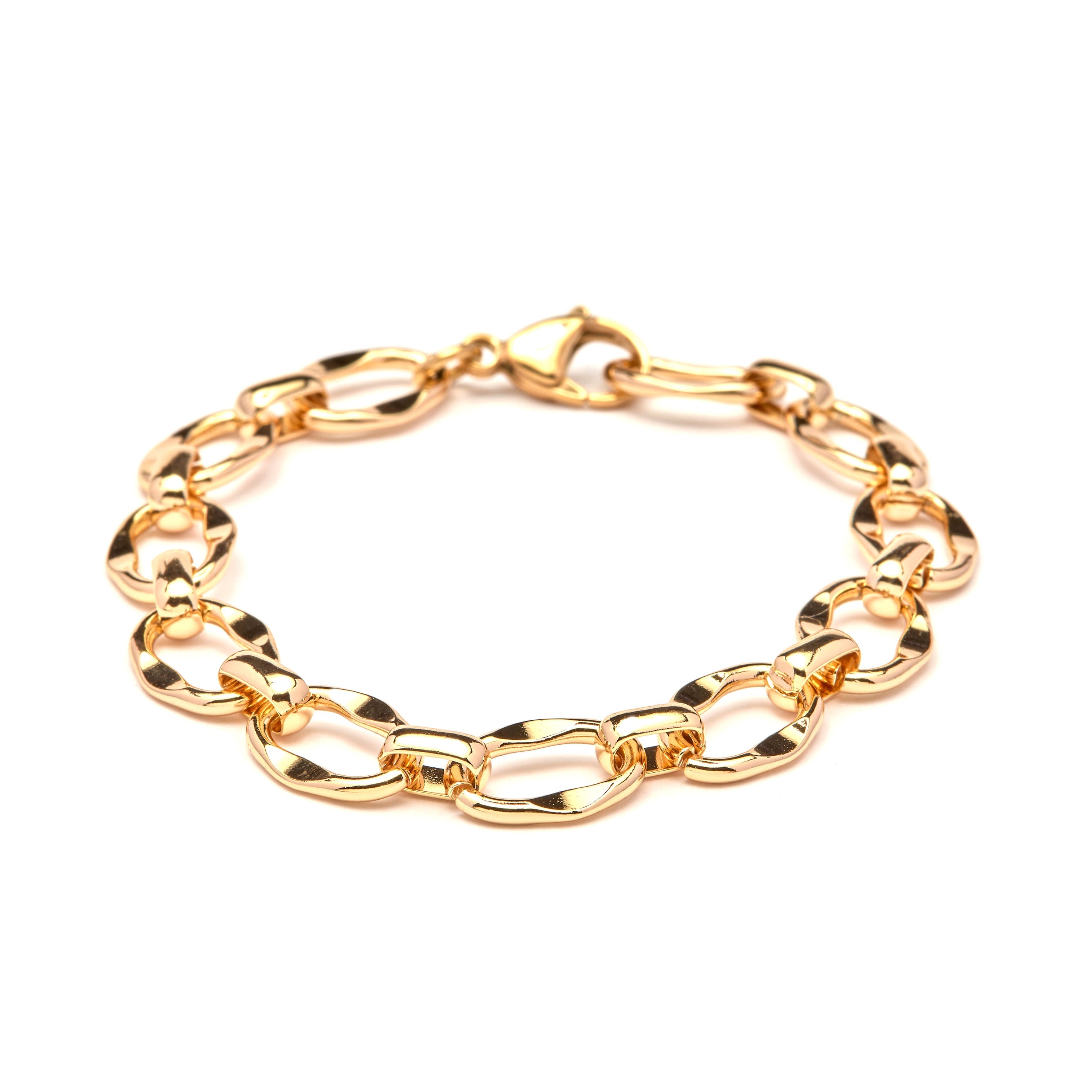Pulsera acabado en oro amarillo de 18k - Thaero