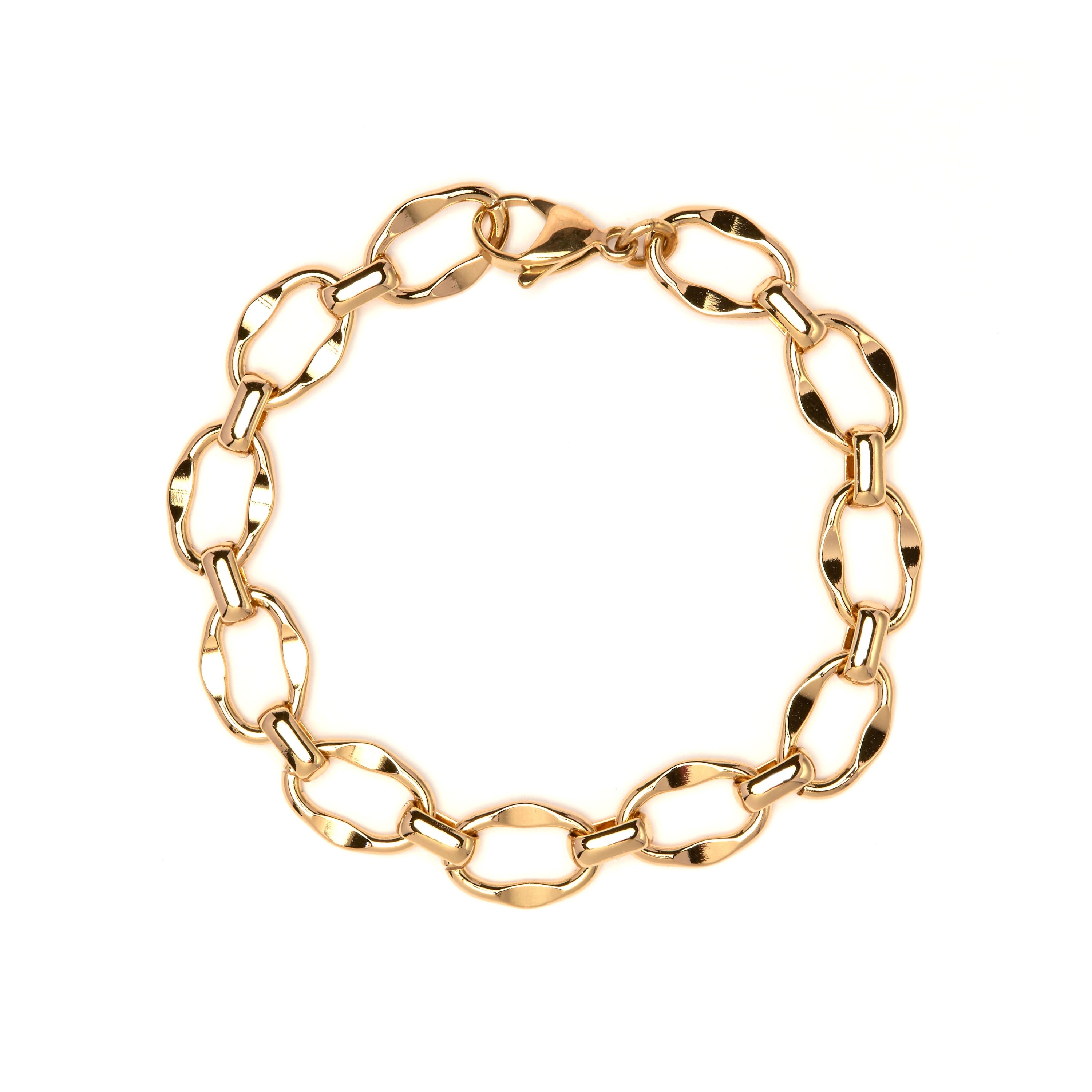 18k yellow gold-plated bracelet - Thaero