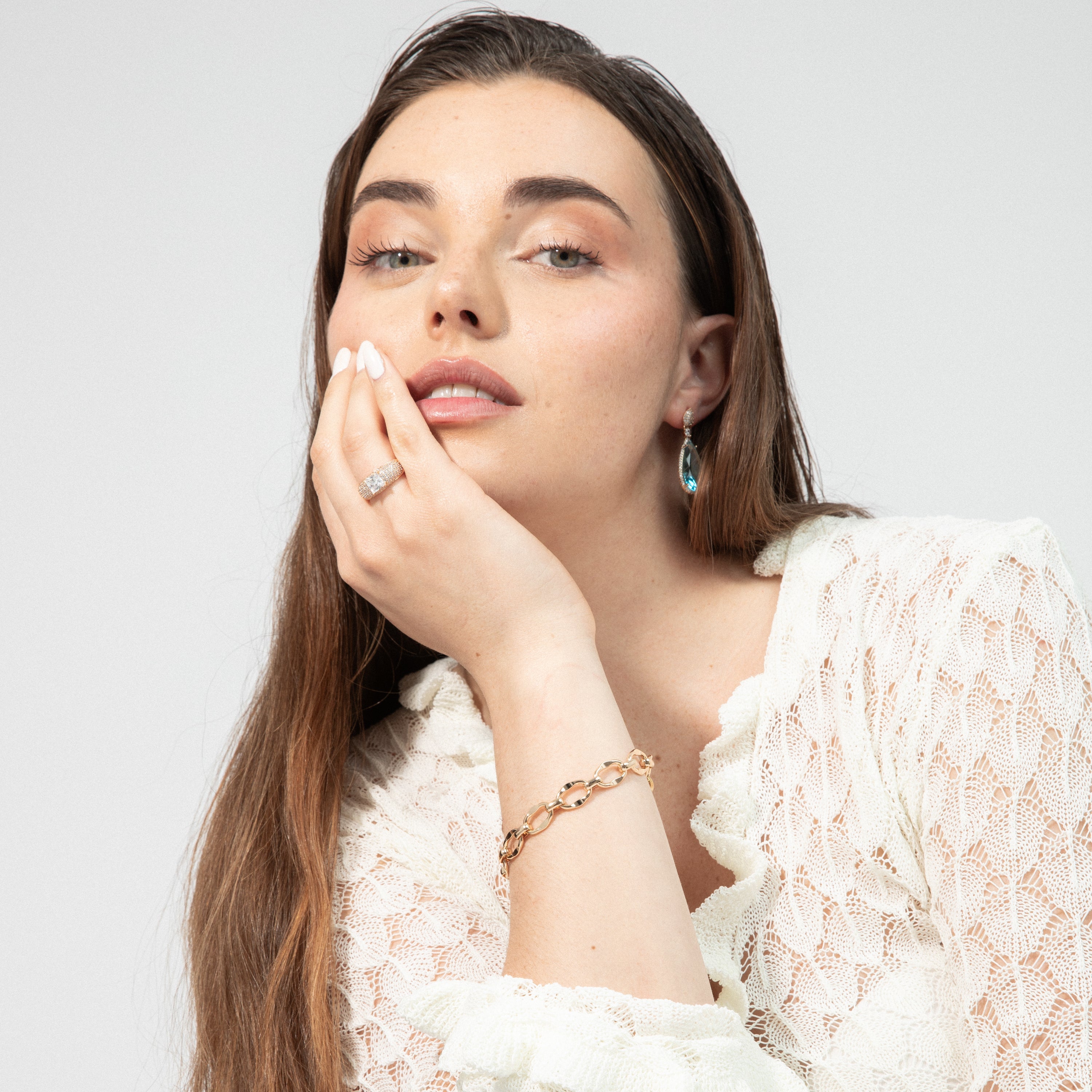 18k yellow gold-plated bracelet - Thaero