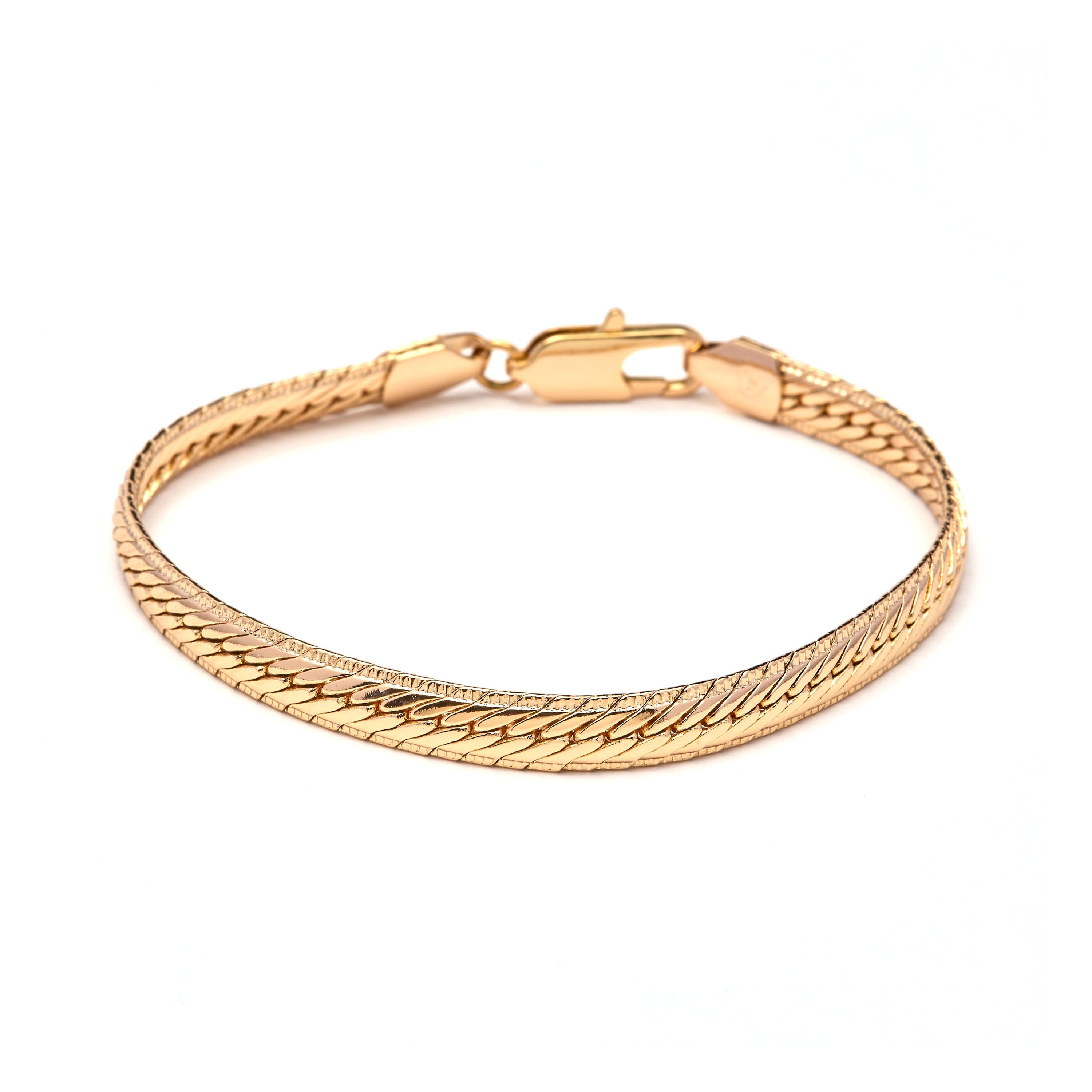 18k yellow gold-plated bracelet - Aysak