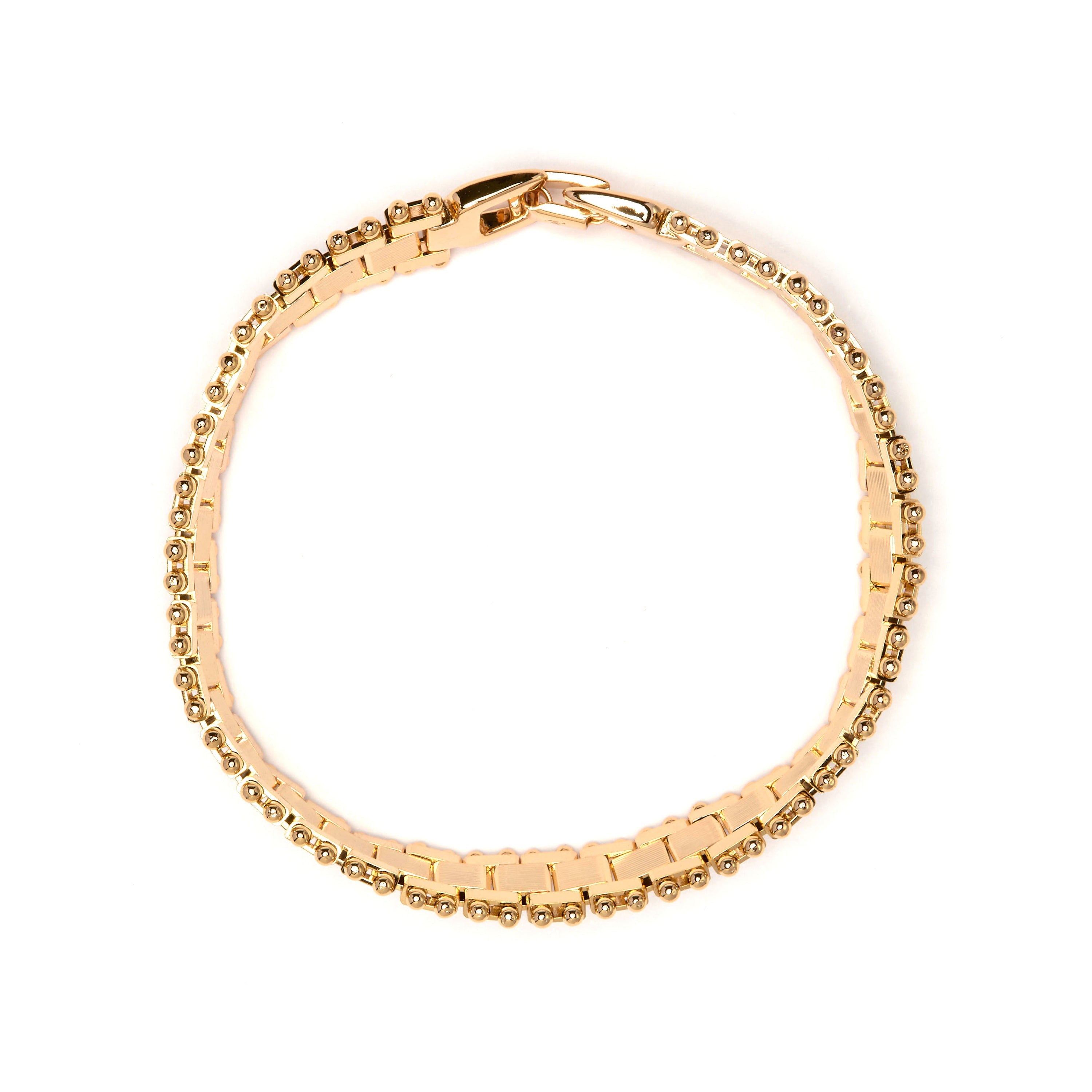 18k yellow gold-plated bracelet - Aysak