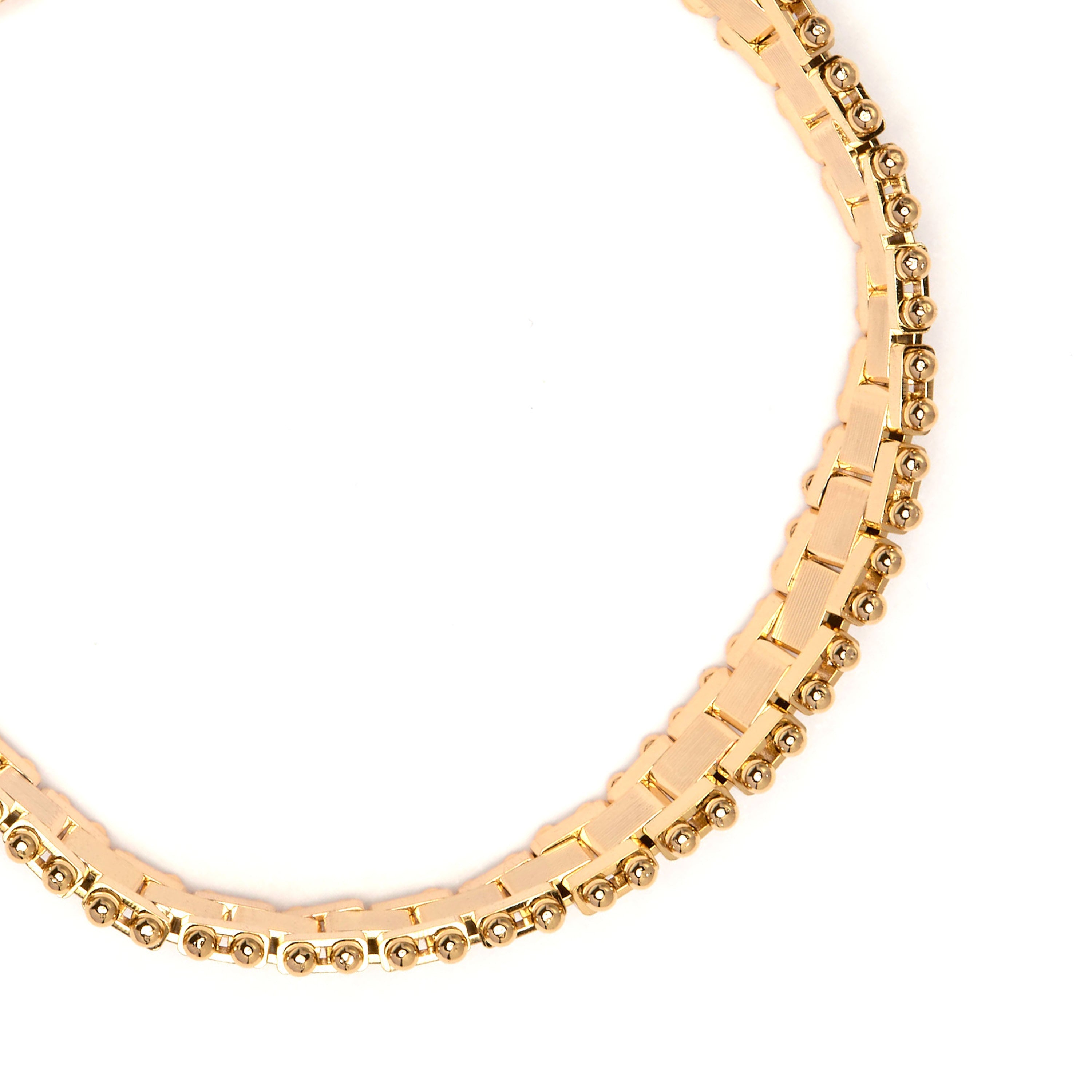 18k yellow gold-plated bracelet - Aysak
