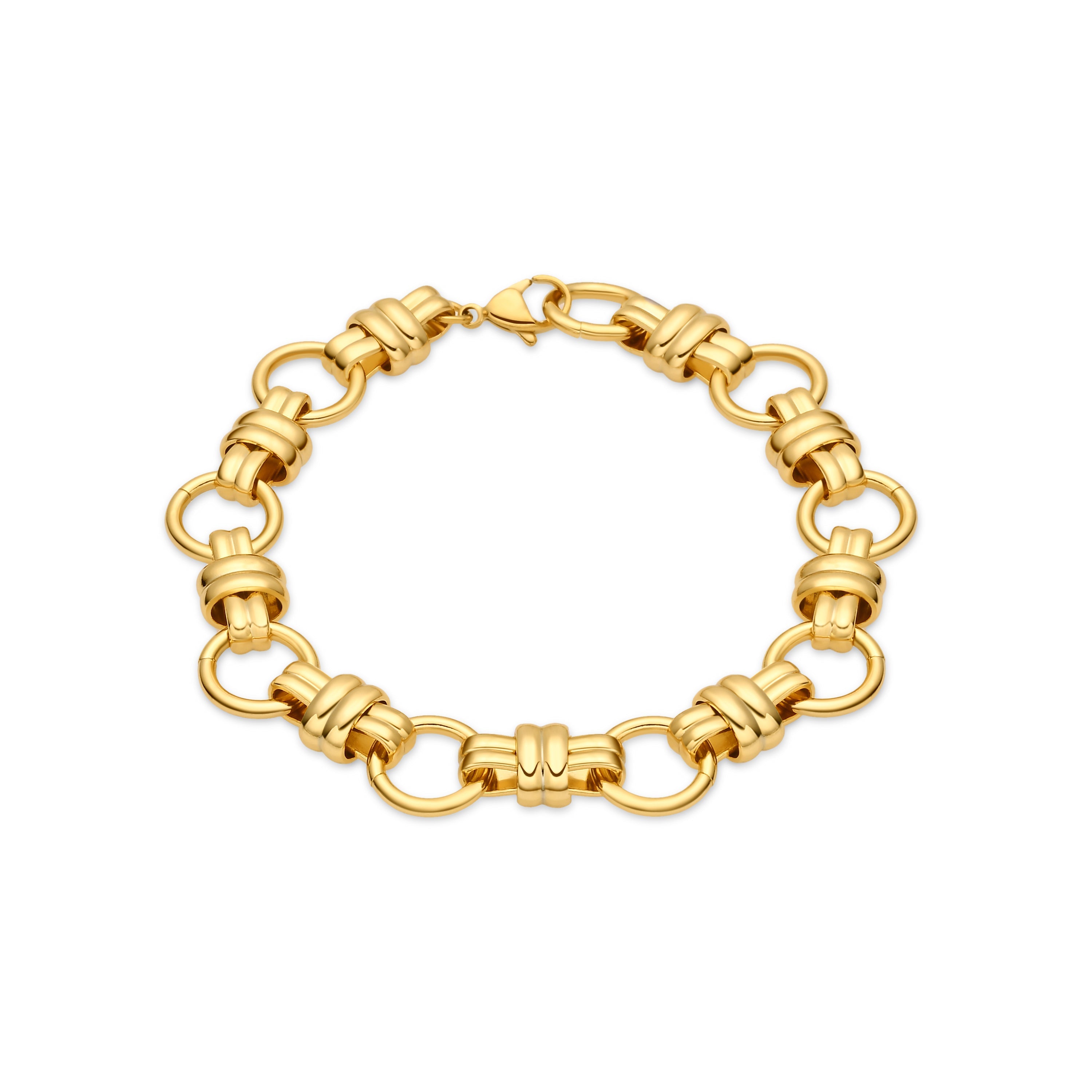 18k yellow gold plated bracelet - Jublex