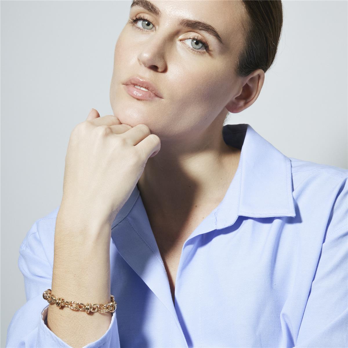 18k yellow gold plated bracelet - Jublex