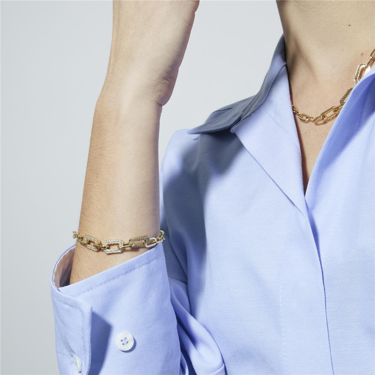 18k yellow gold-plated bracelet - Nelith