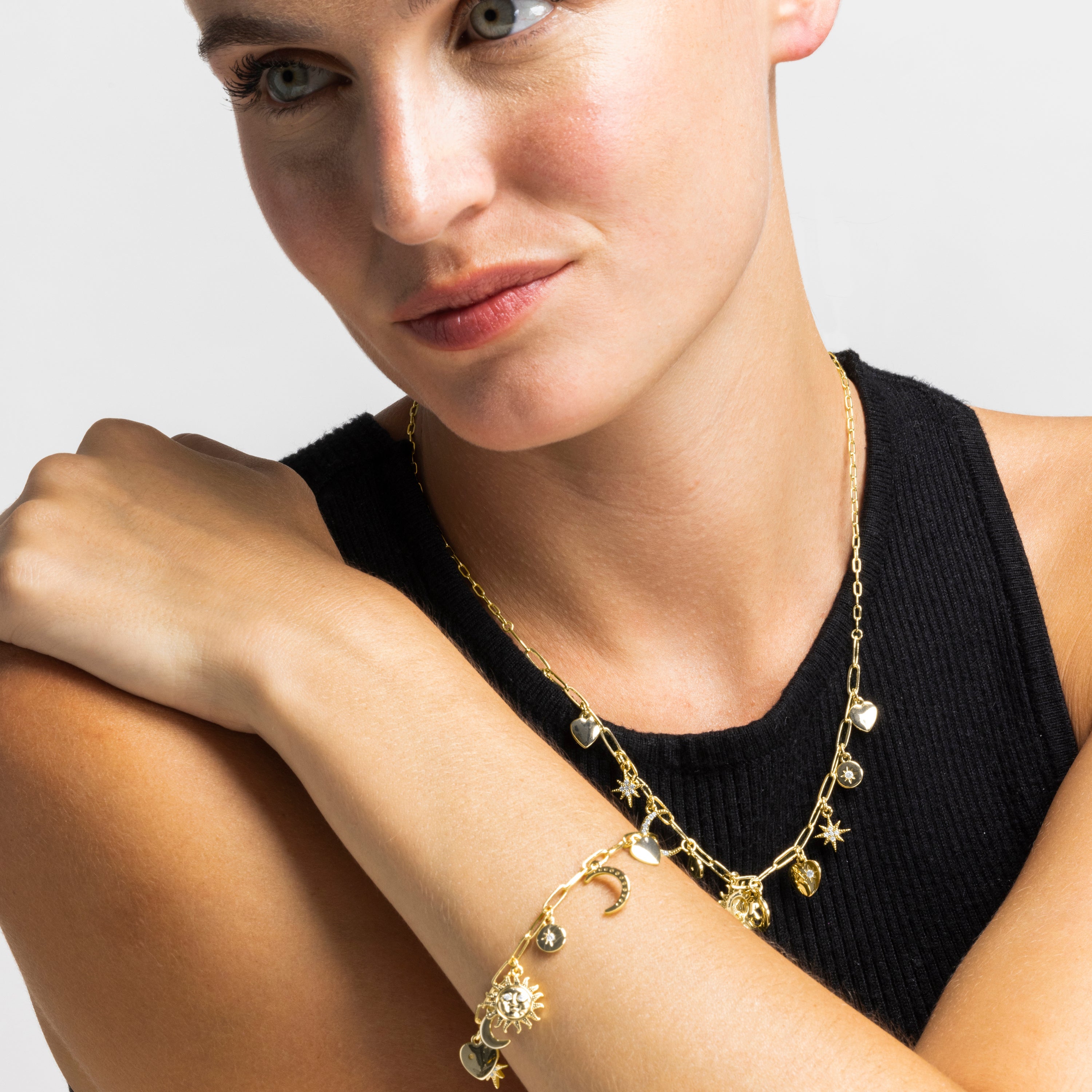 18k gold finish bracelet - Nafir