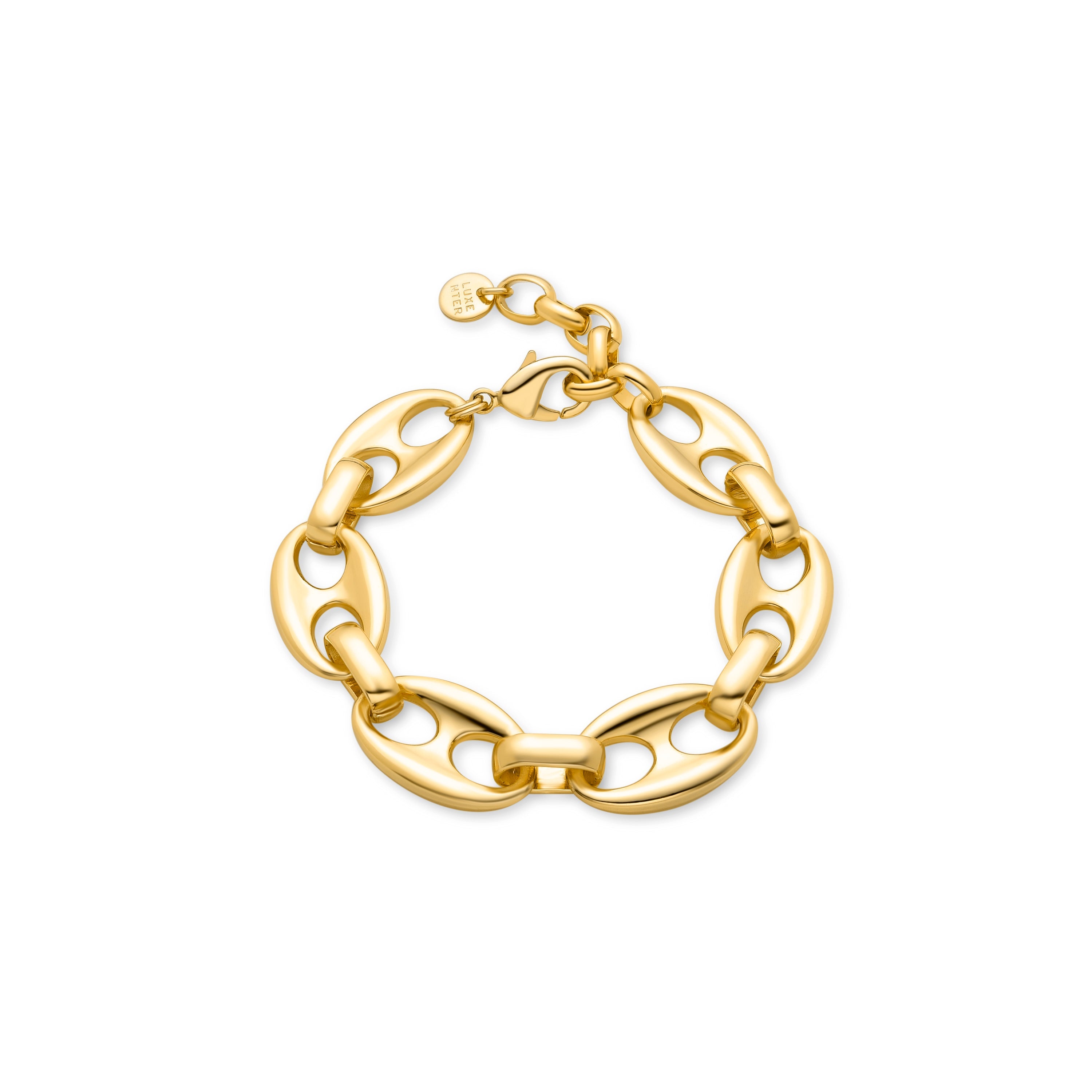 18K yellow gold finished bracelet - Nihad