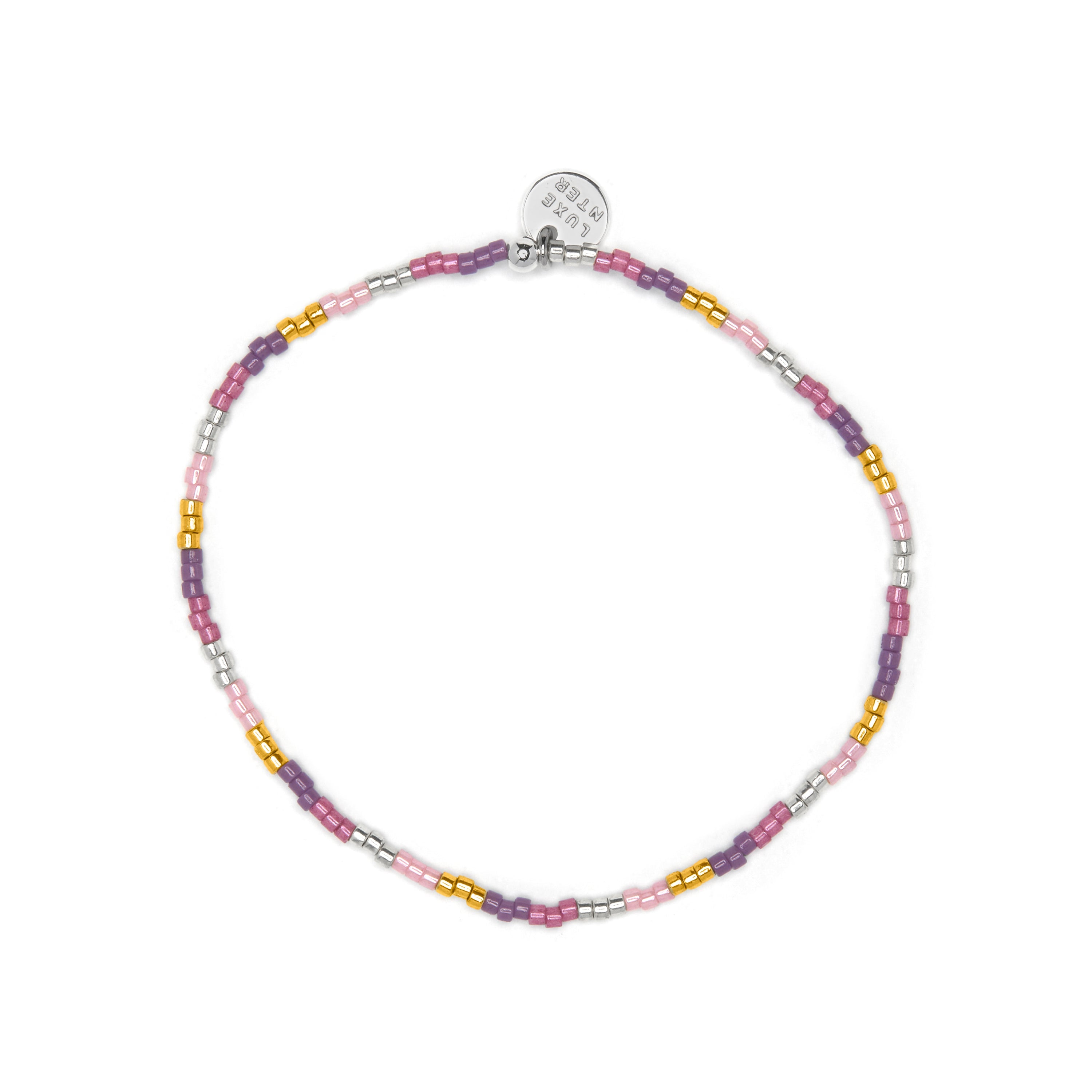 Multicolor Crystal Bracelet finished in 18k yellow gold - Faxo