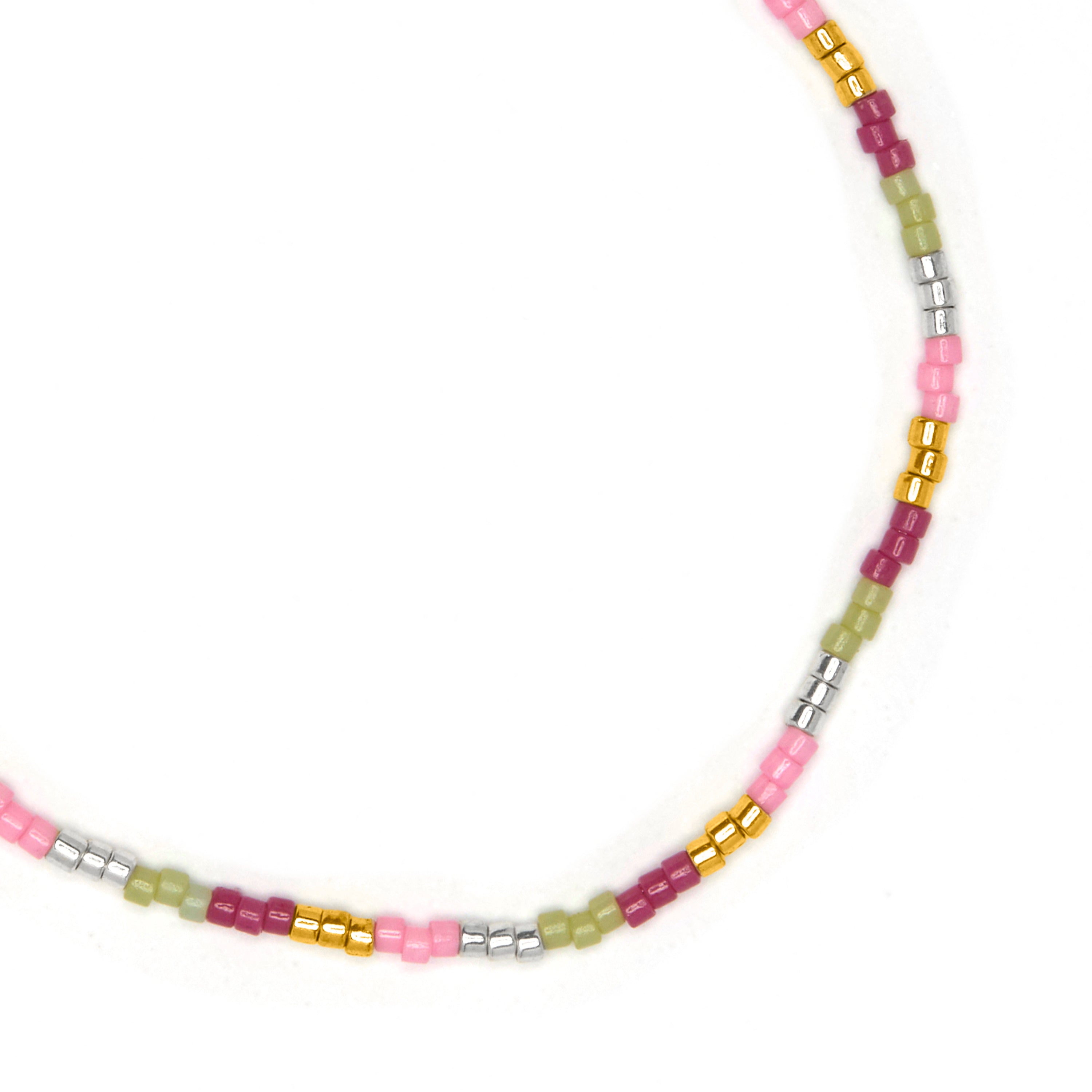 Multicolor Crystal Bracelet finished in 18k yellow gold - Limcus