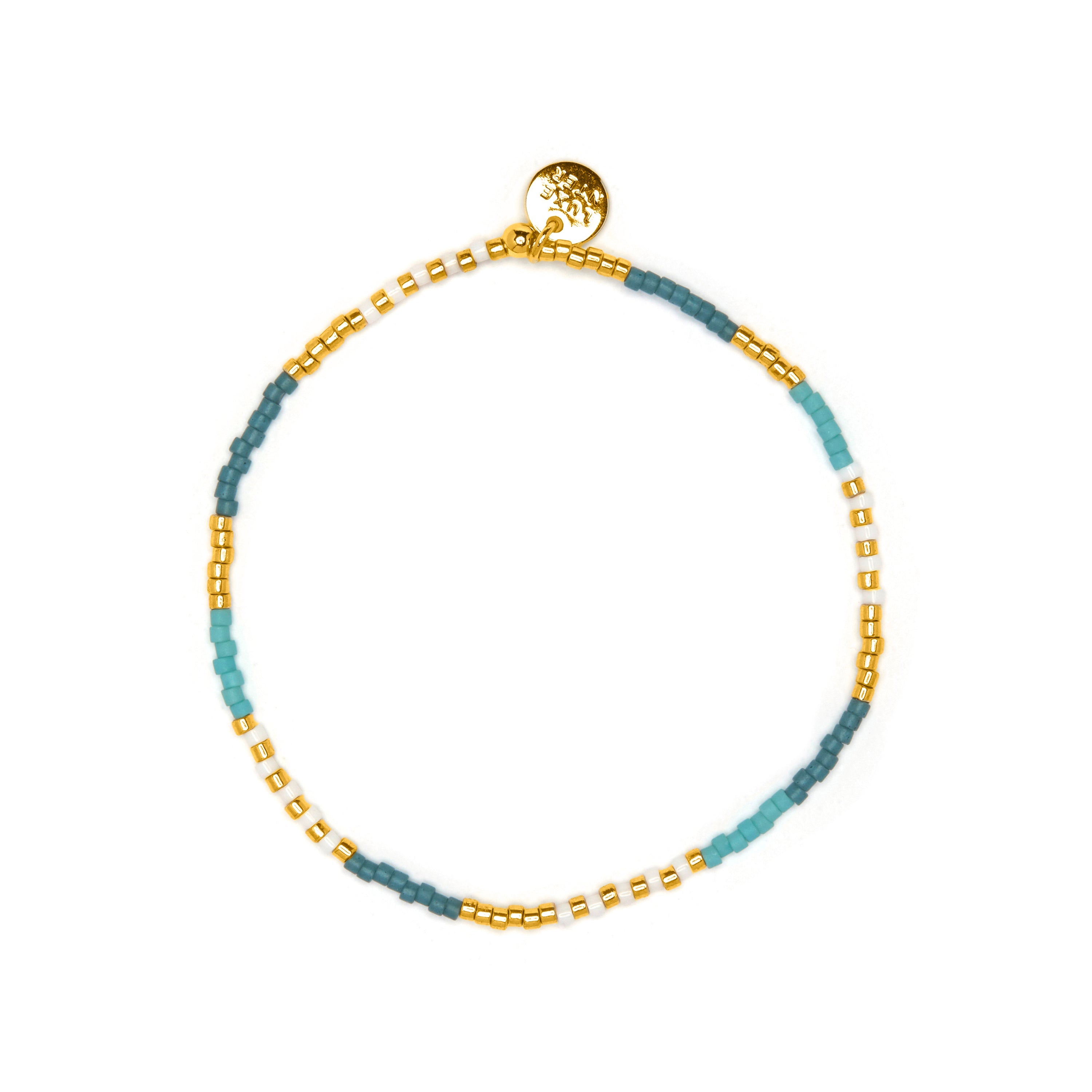 Multicolor Crystal Bracelet in 18k Yellow Gold Finish - Sisak