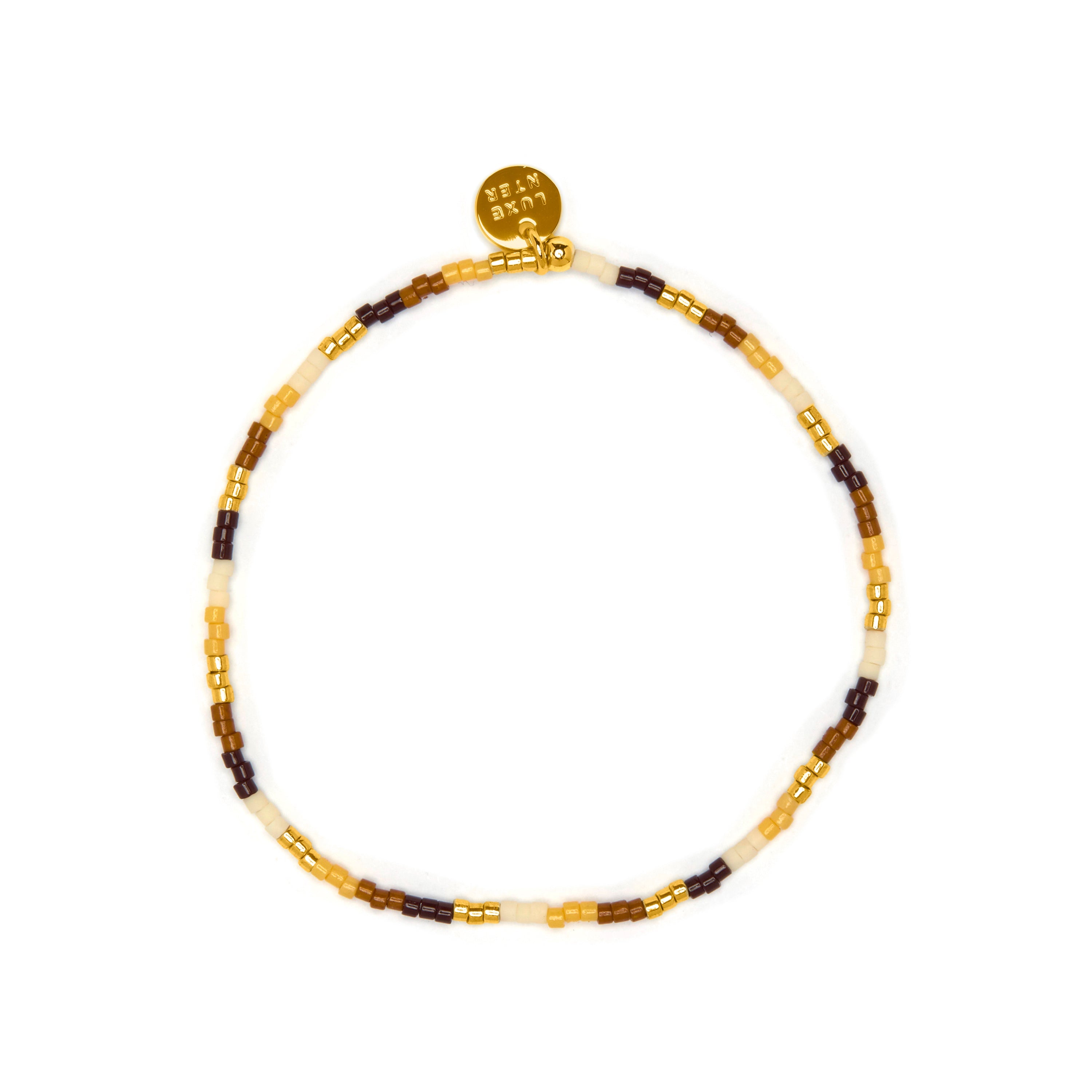 18k Yellow Gold Finish Multicolored Crystal Bracelet - Xanvi