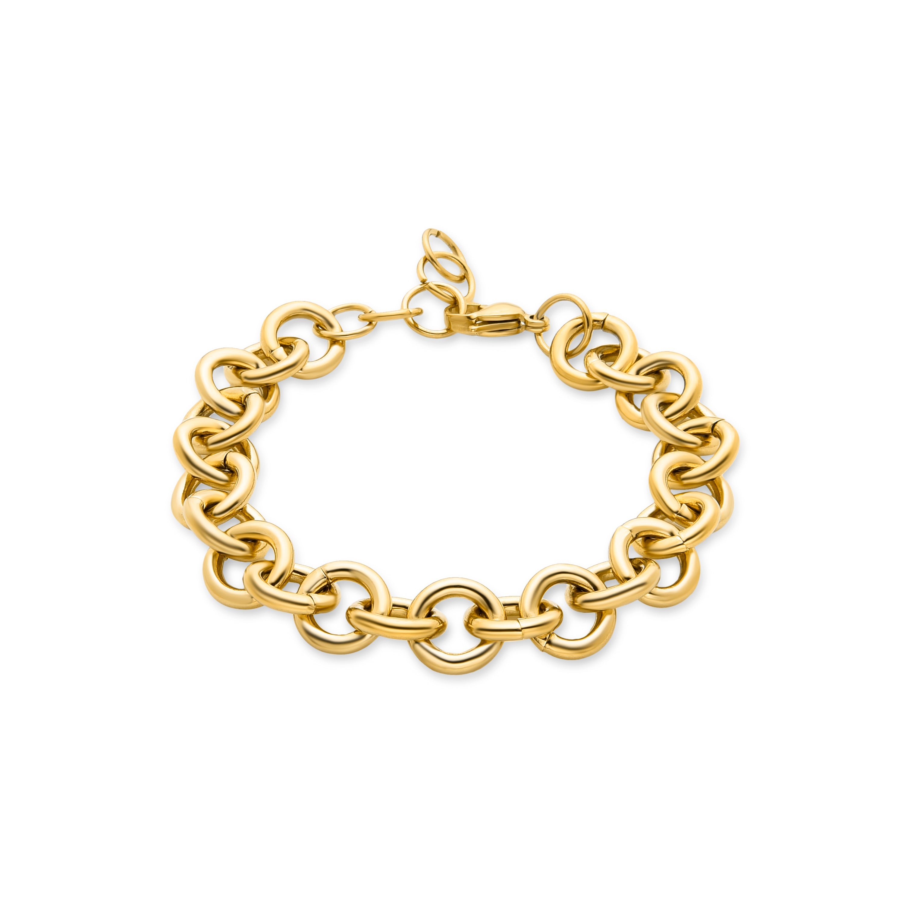 Pulsera acabada en oro amarillo de 18K - Lizal