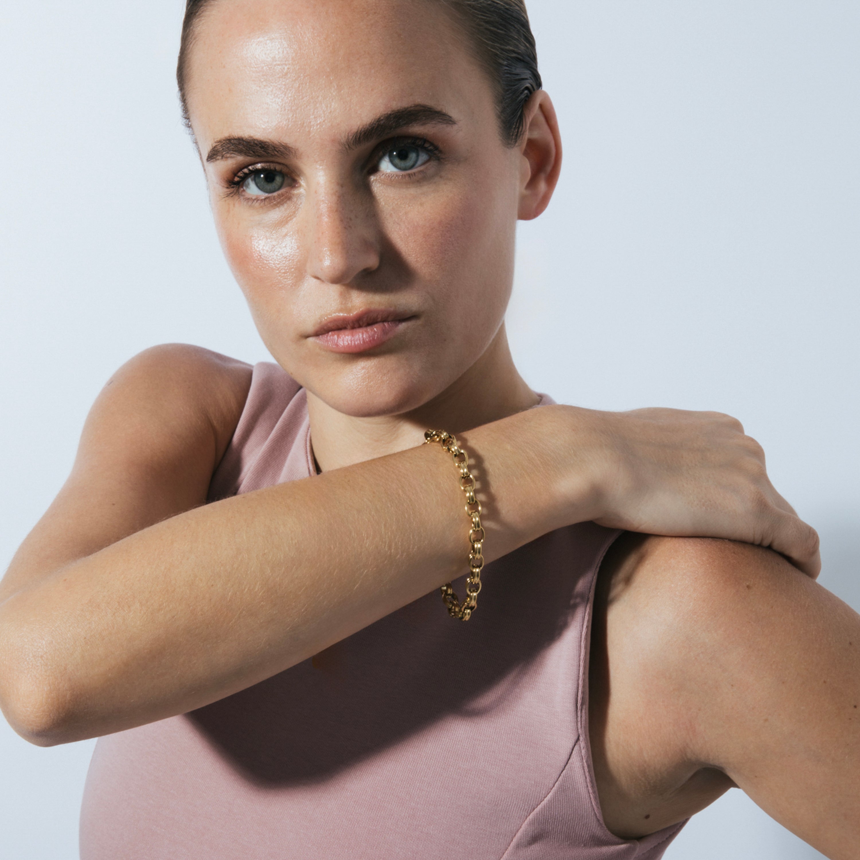 18k yellow gold plated bracelet - Haloy