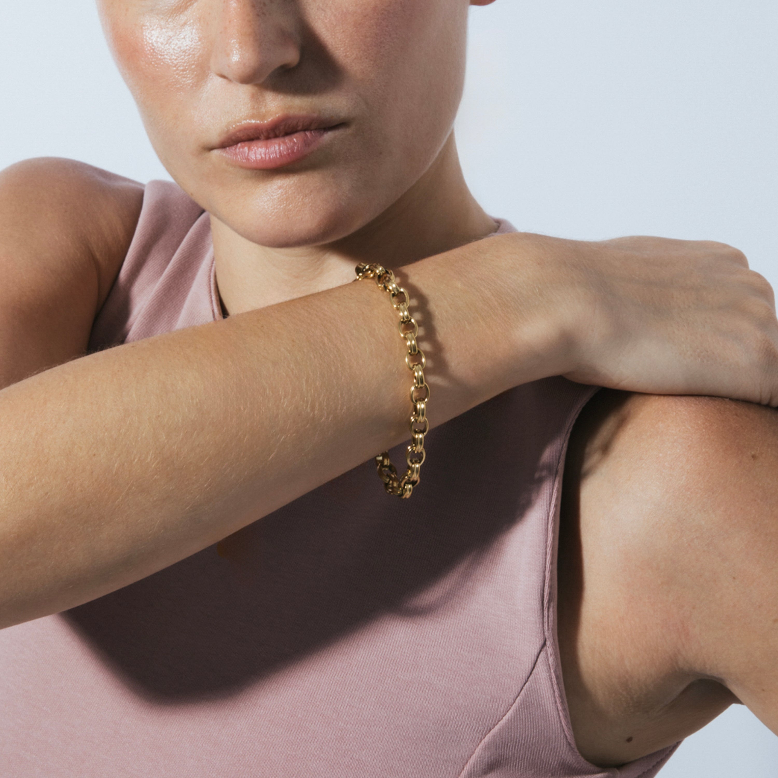 18k yellow gold plated bracelet - Haloy