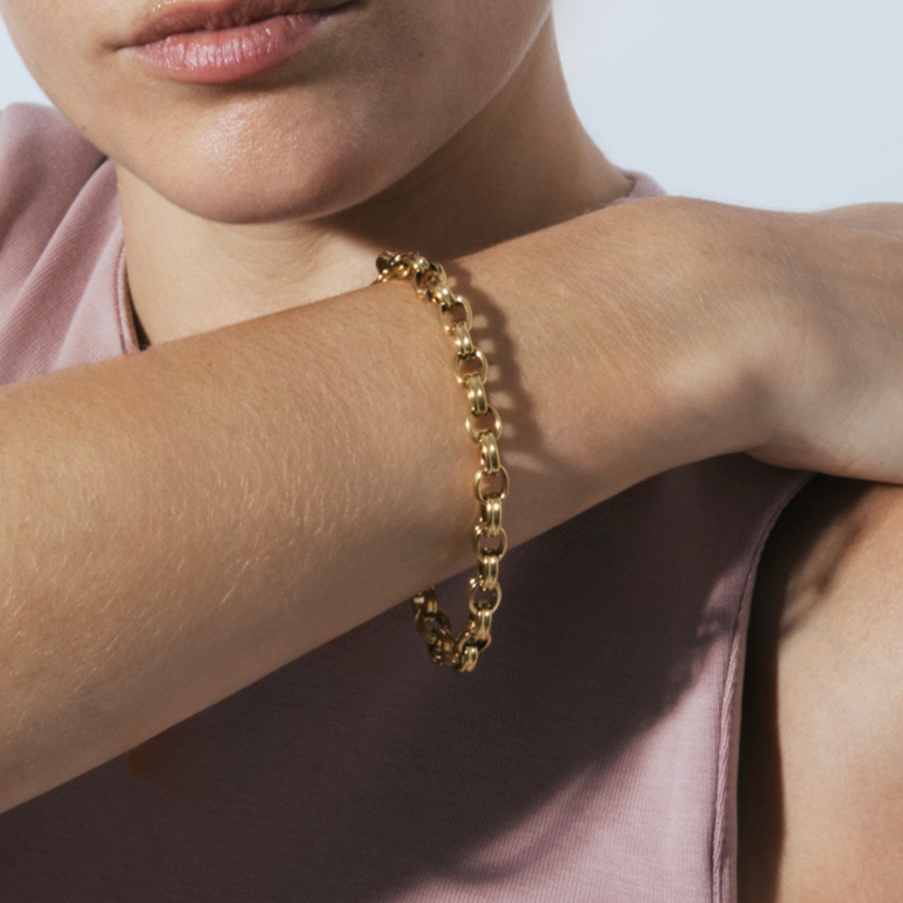 18k yellow gold plated bracelet - Haloy
