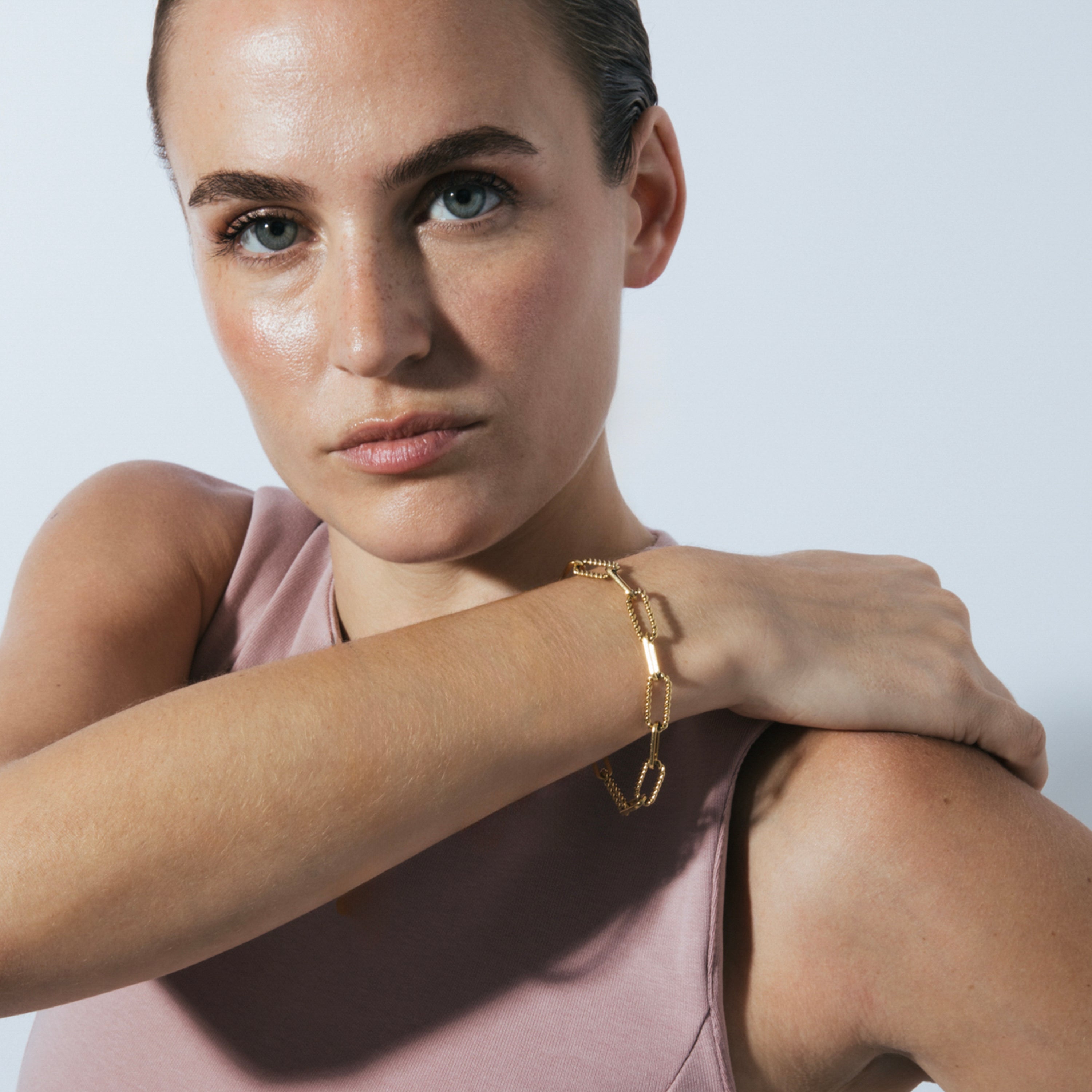 18k yellow gold plated bracelet - Emga