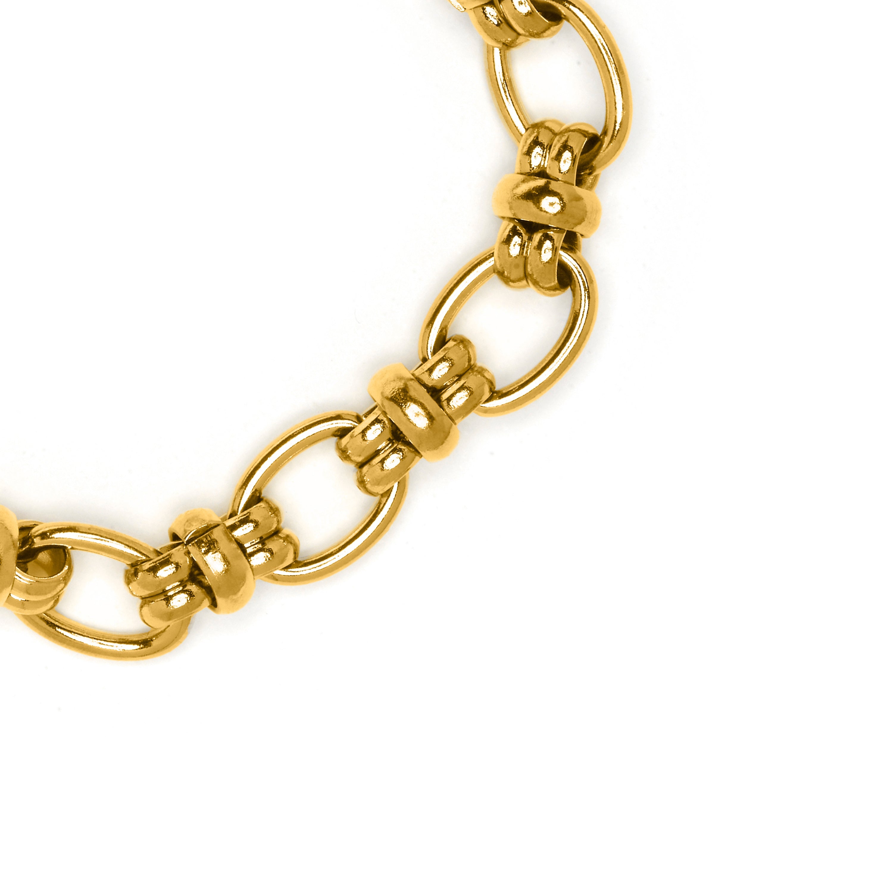Pulsera acabado en oro amarillo 18k - Laneda