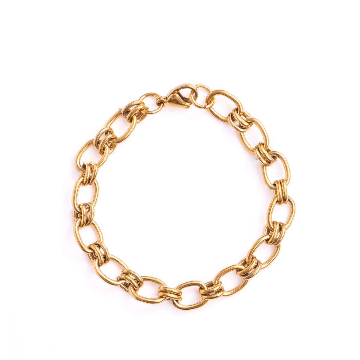 18k yellow gold-plated bracelet - Hataj