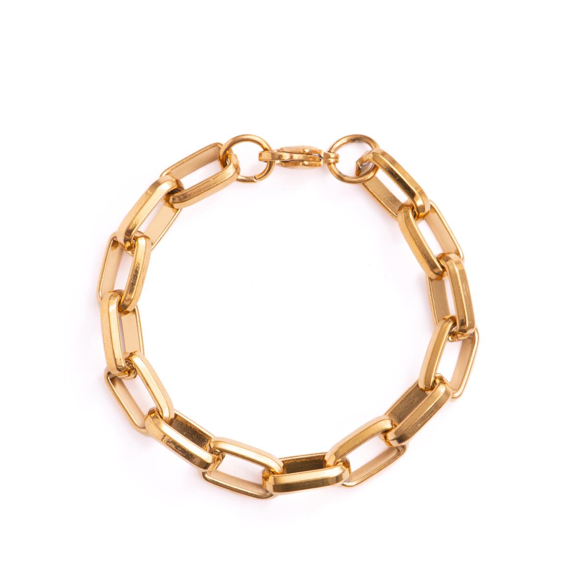 18k yellow gold plated bracelet - Hexlo