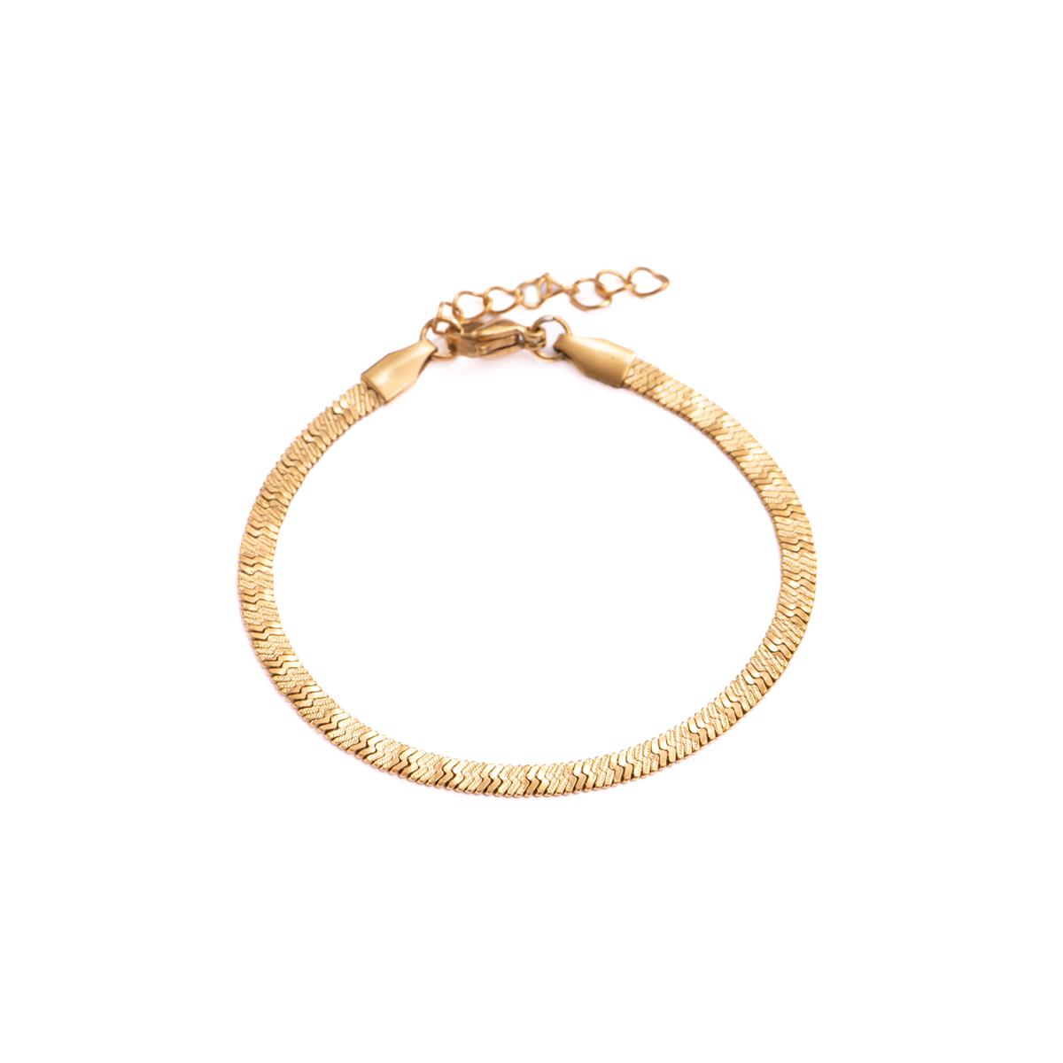18k yellow gold-plated bracelet - Xorisk