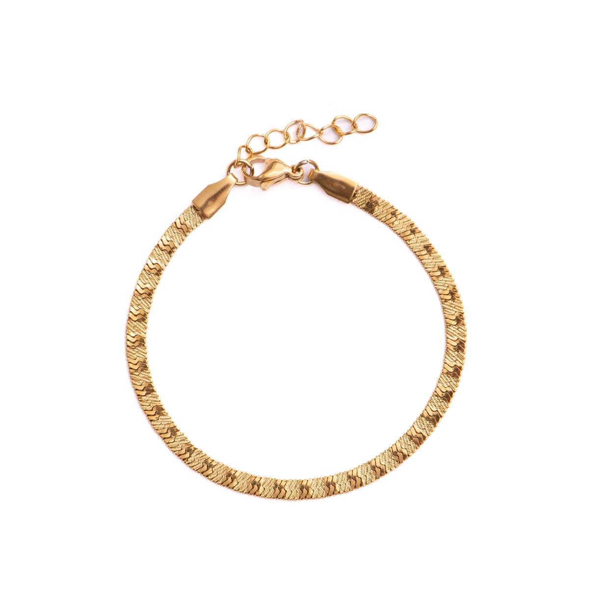 18k yellow gold-plated bracelet - Xorisk