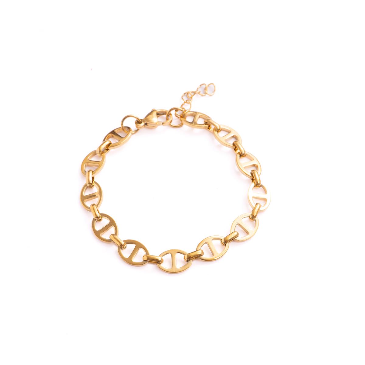 18k yellow gold-plated bracelet - Kisa