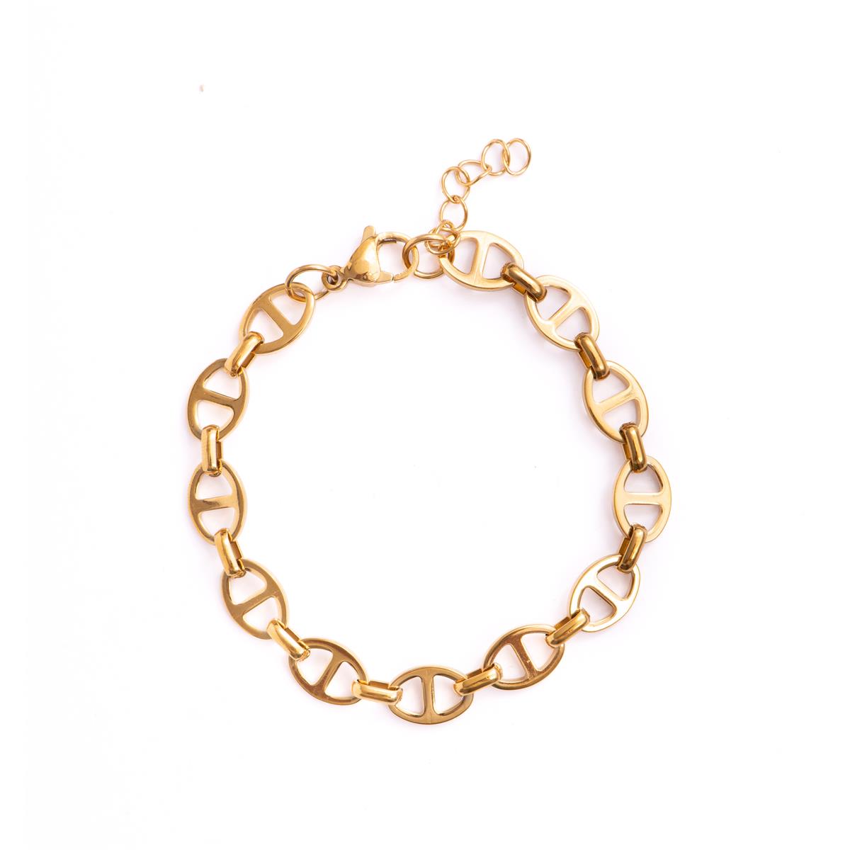 18k yellow gold-plated bracelet - Kisa